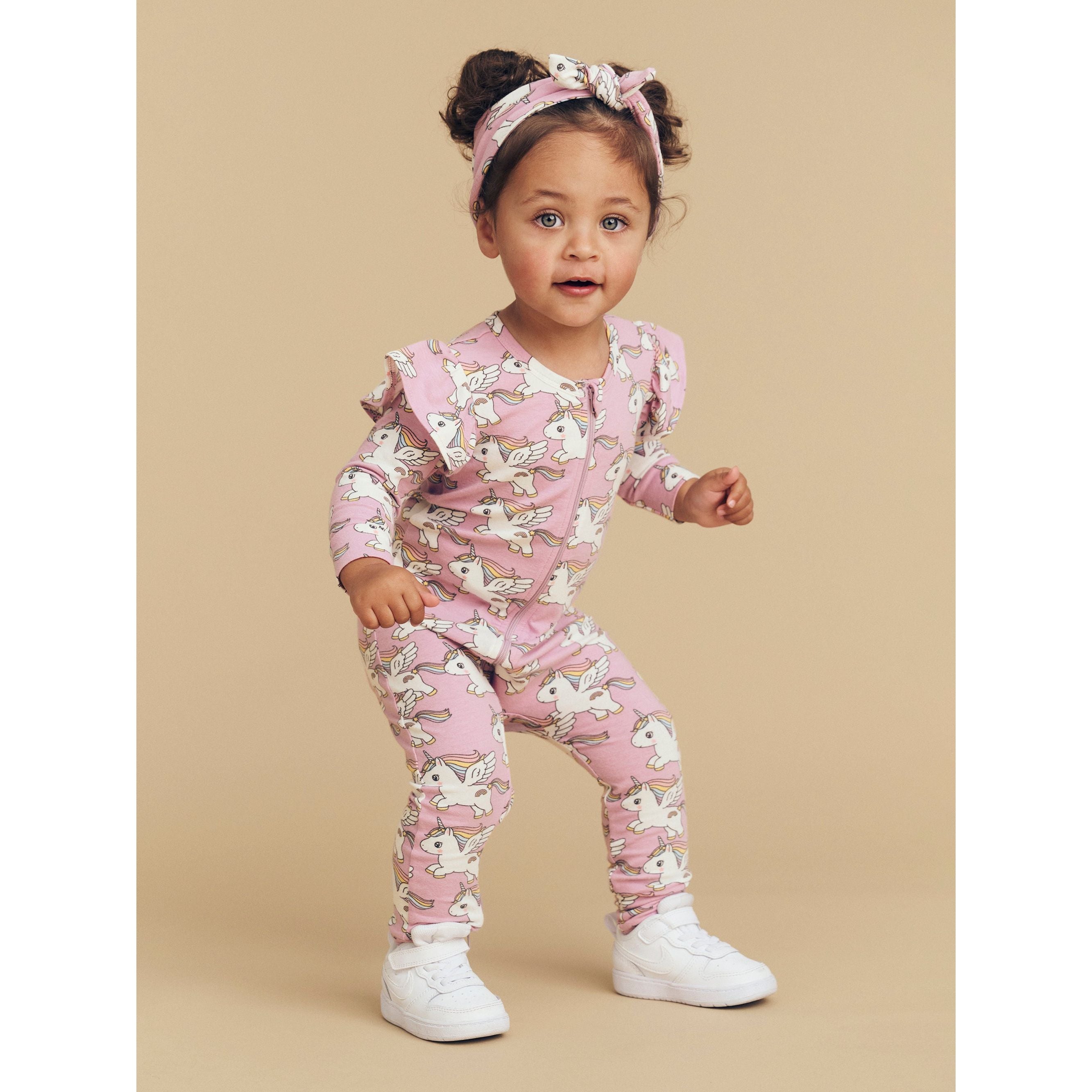 MAGICAL UNICORN FRILL ROMPER