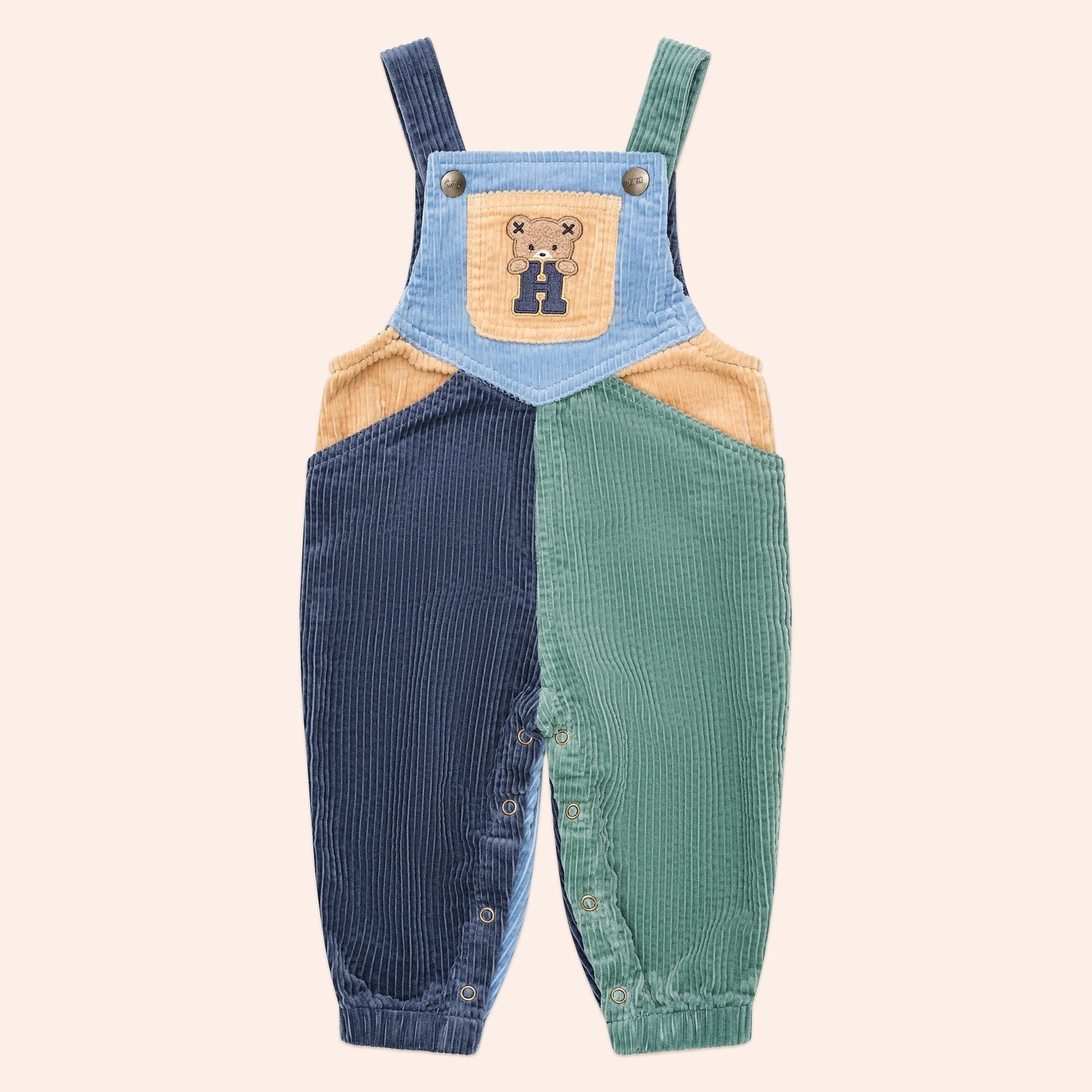 MIDNIGHT COLOUR BLOCK OVERALLS