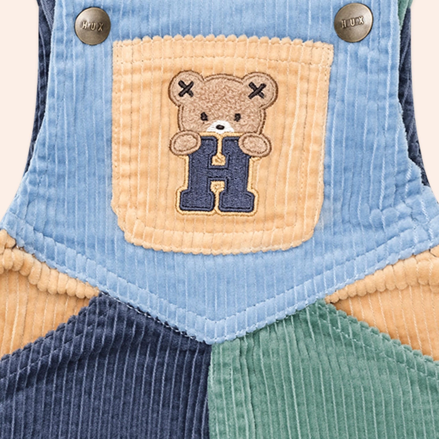 MIDNIGHT COLOUR BLOCK OVERALLS