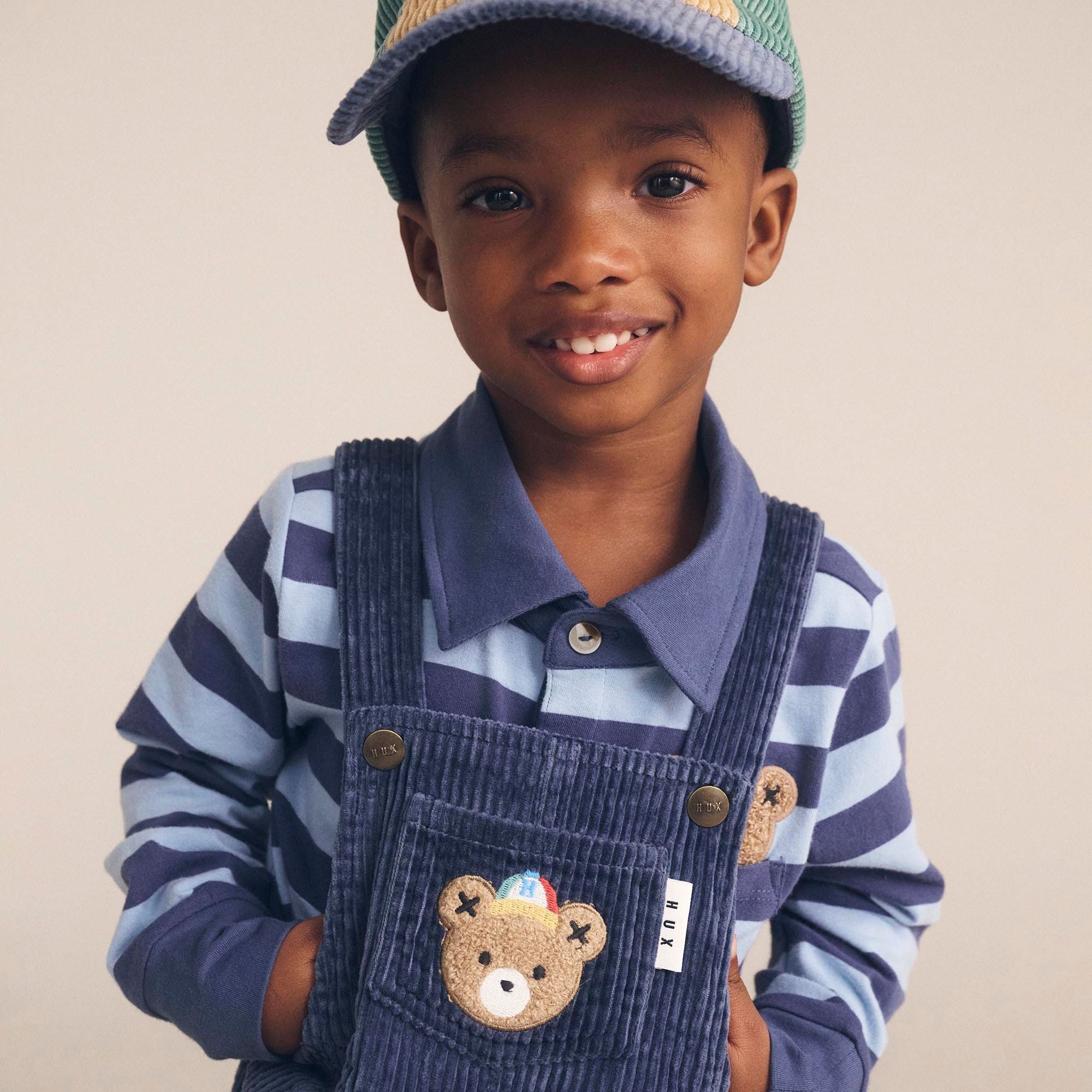 MIDNIGHT CORD OVERALLS