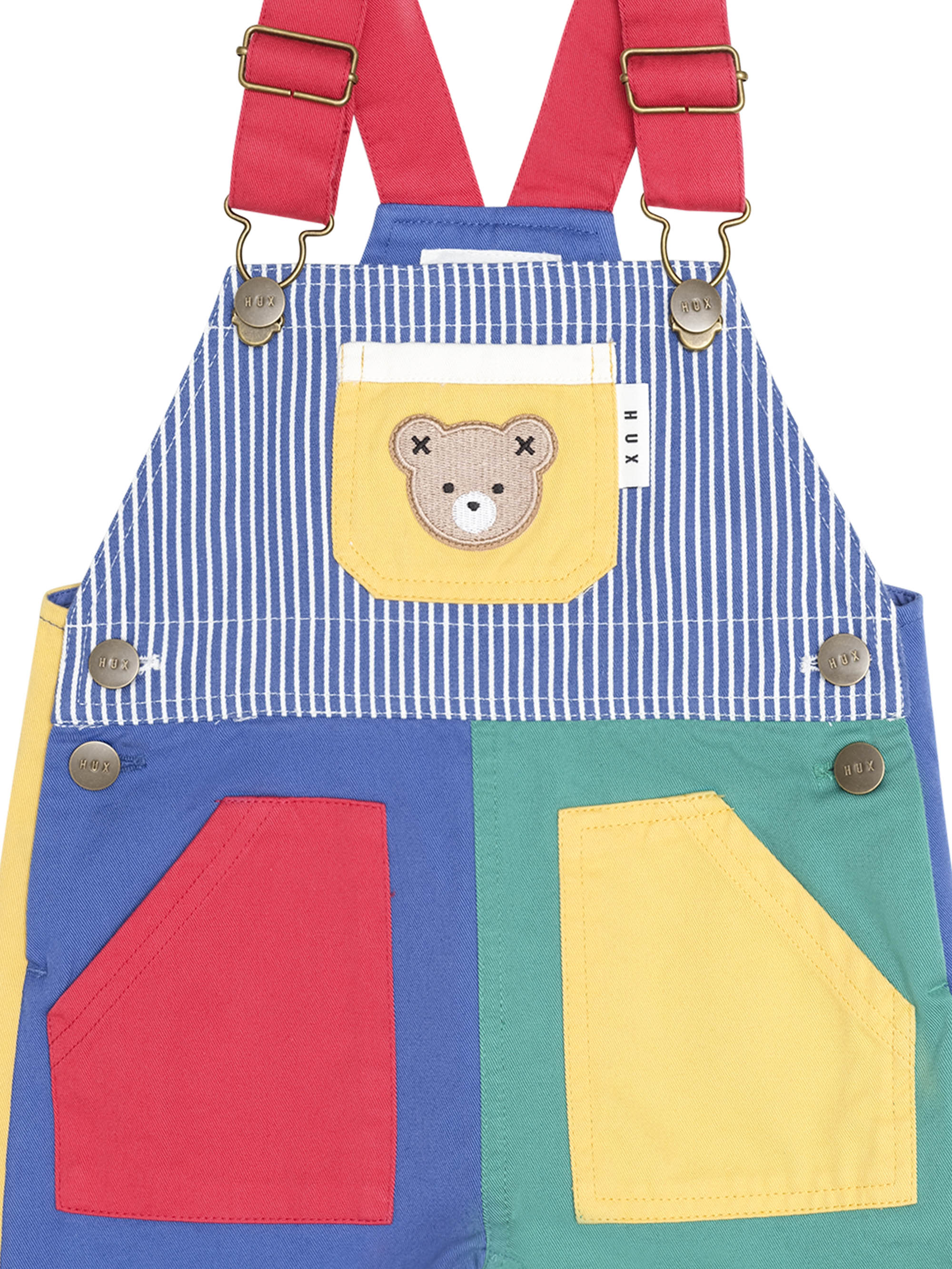 Colour Block Pocket Shortall