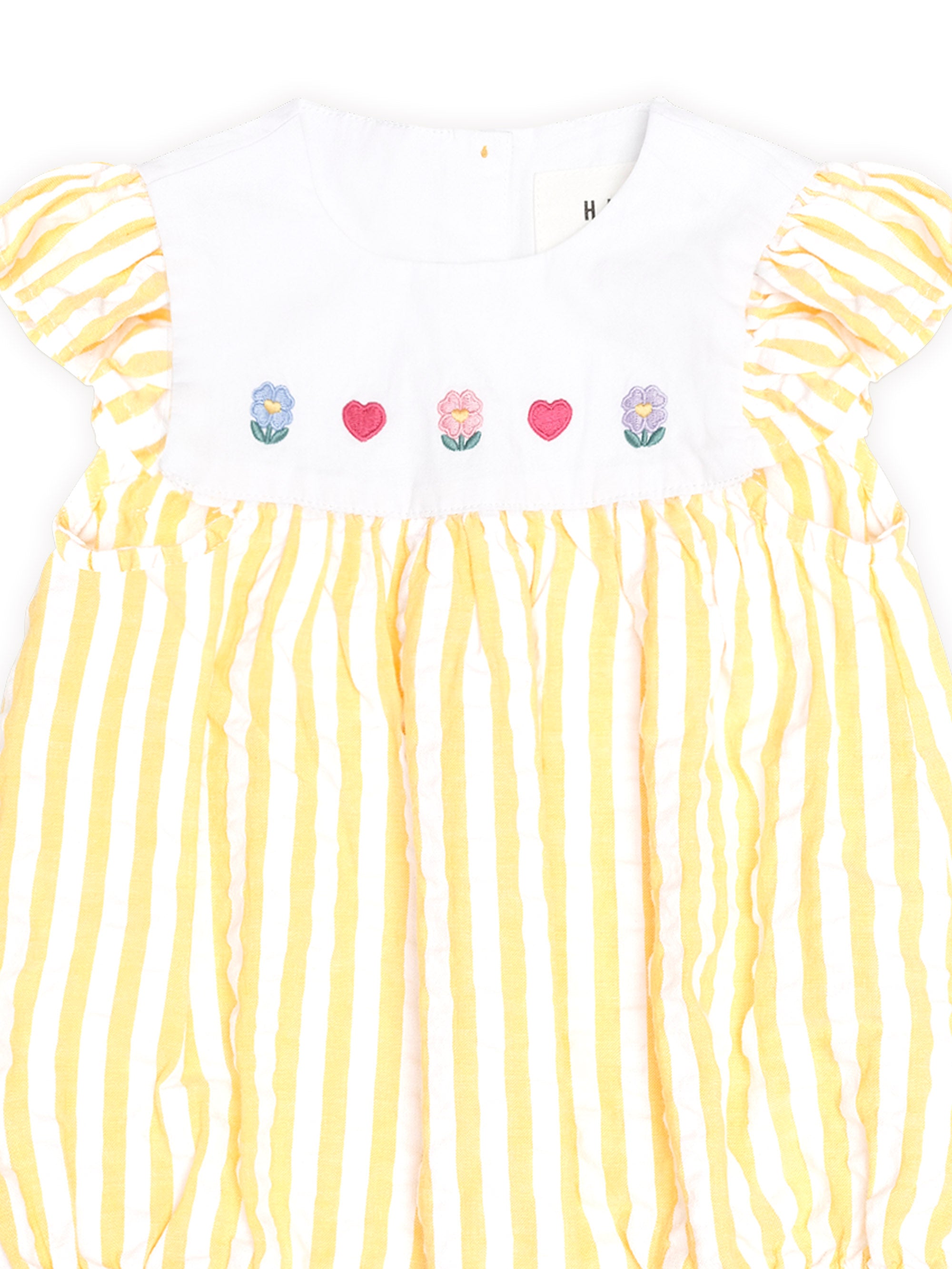 Flower Field Stripe Playsuit