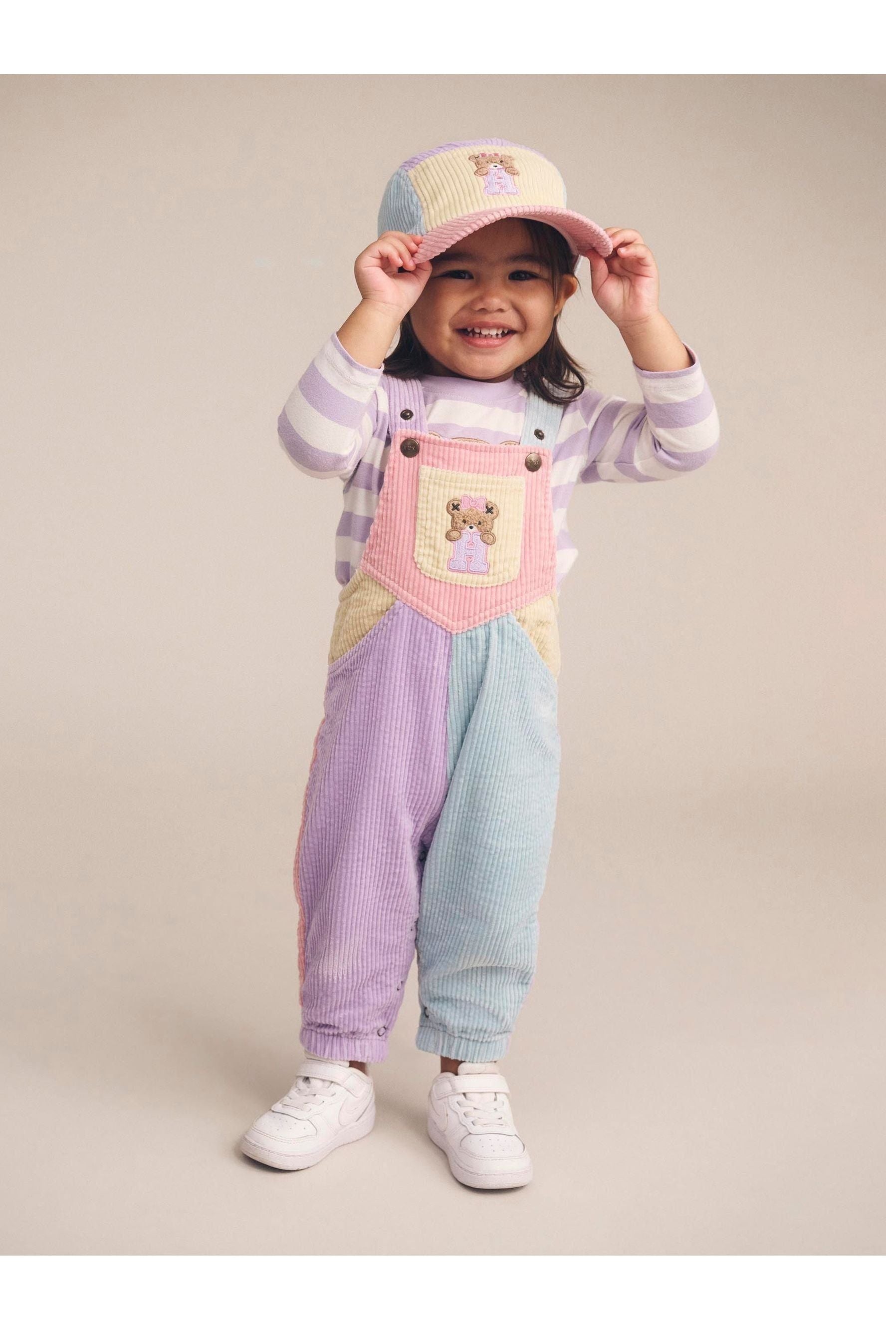 BLUSH COLOUR BLOCK OVERALL