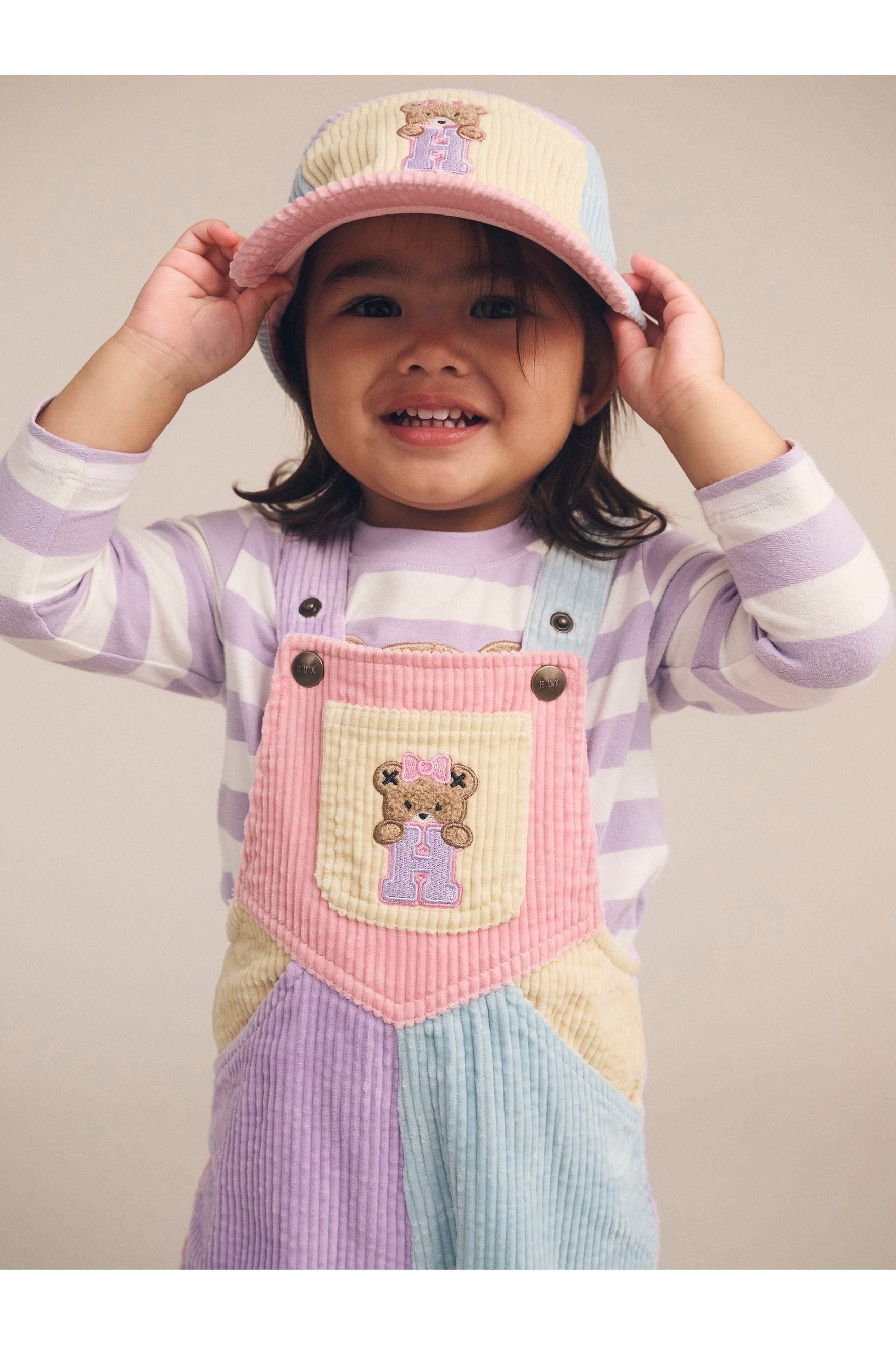 BLUSH COLOUR BLOCK OVERALL