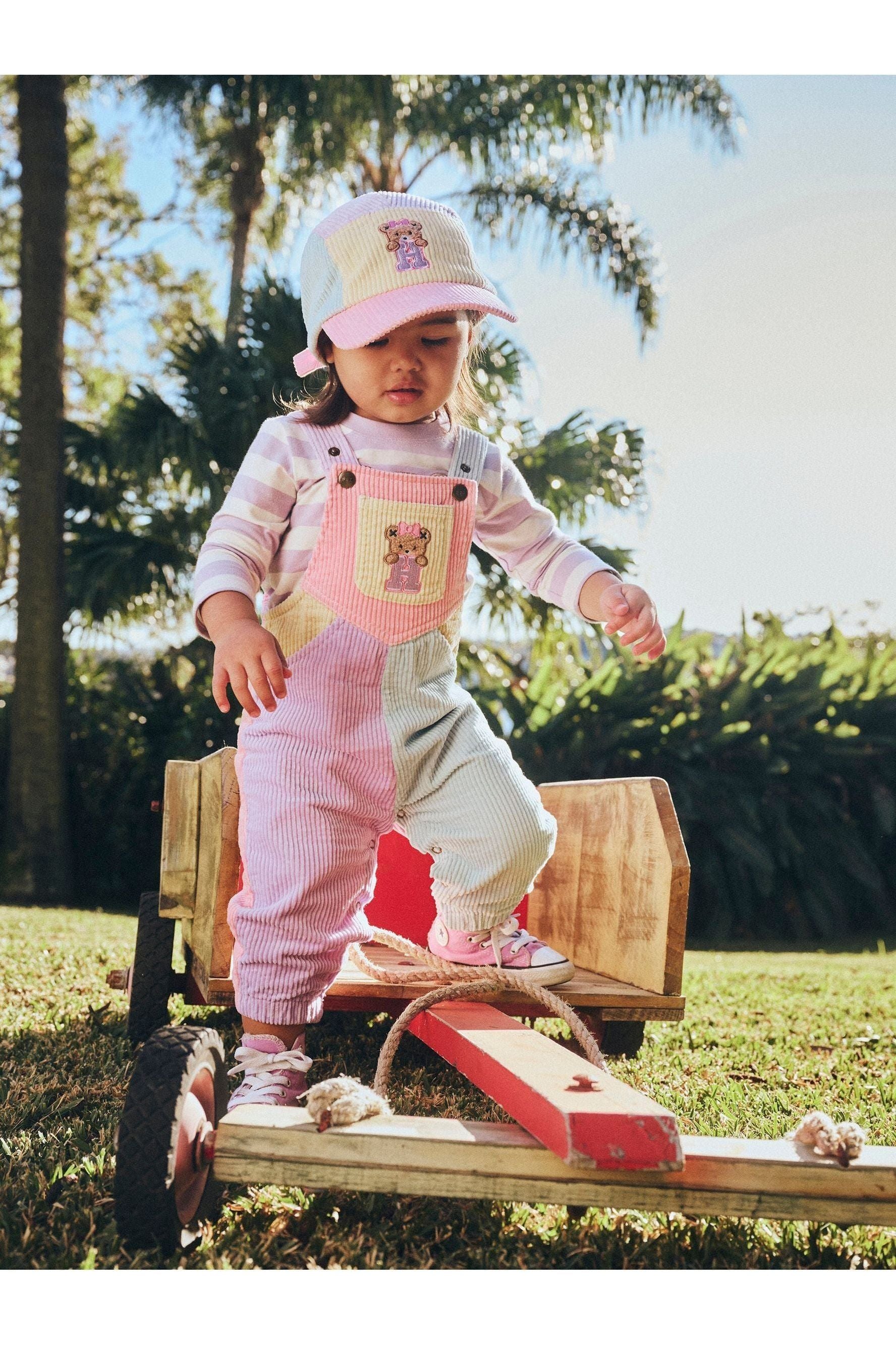 BLUSH COLOUR BLOCK OVERALL