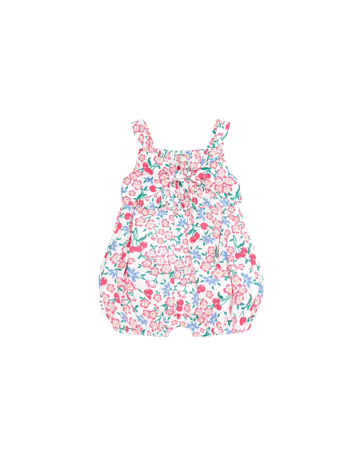 Tropical Floral Tie Romper - image 2