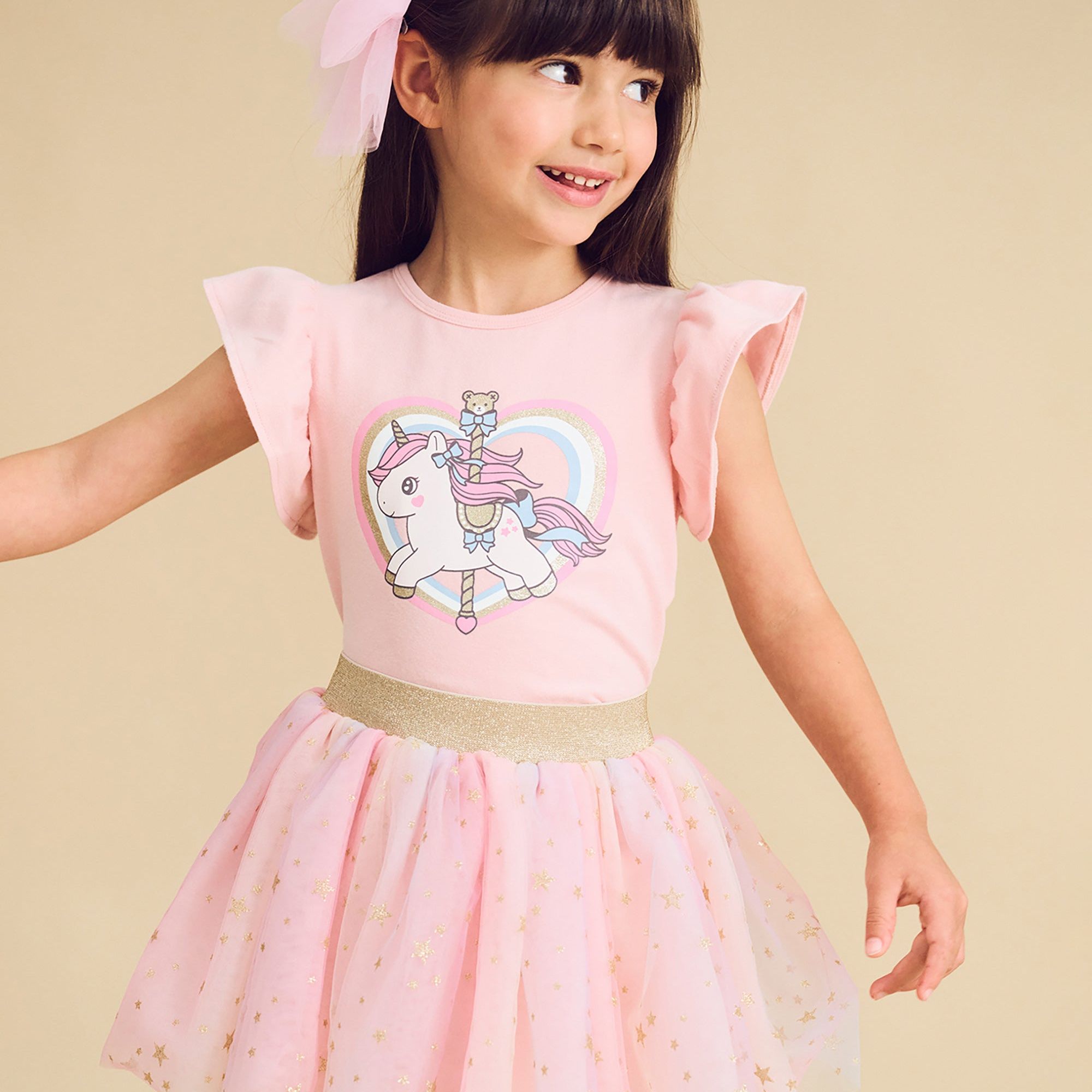 STARRY RAINBOW TULLE SKIRT