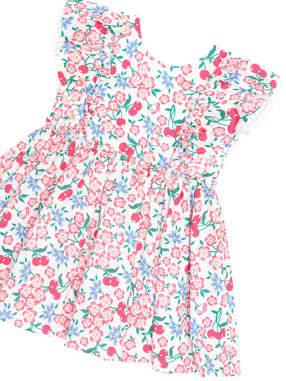 Tropical Floral Bow Back Dress - image 3