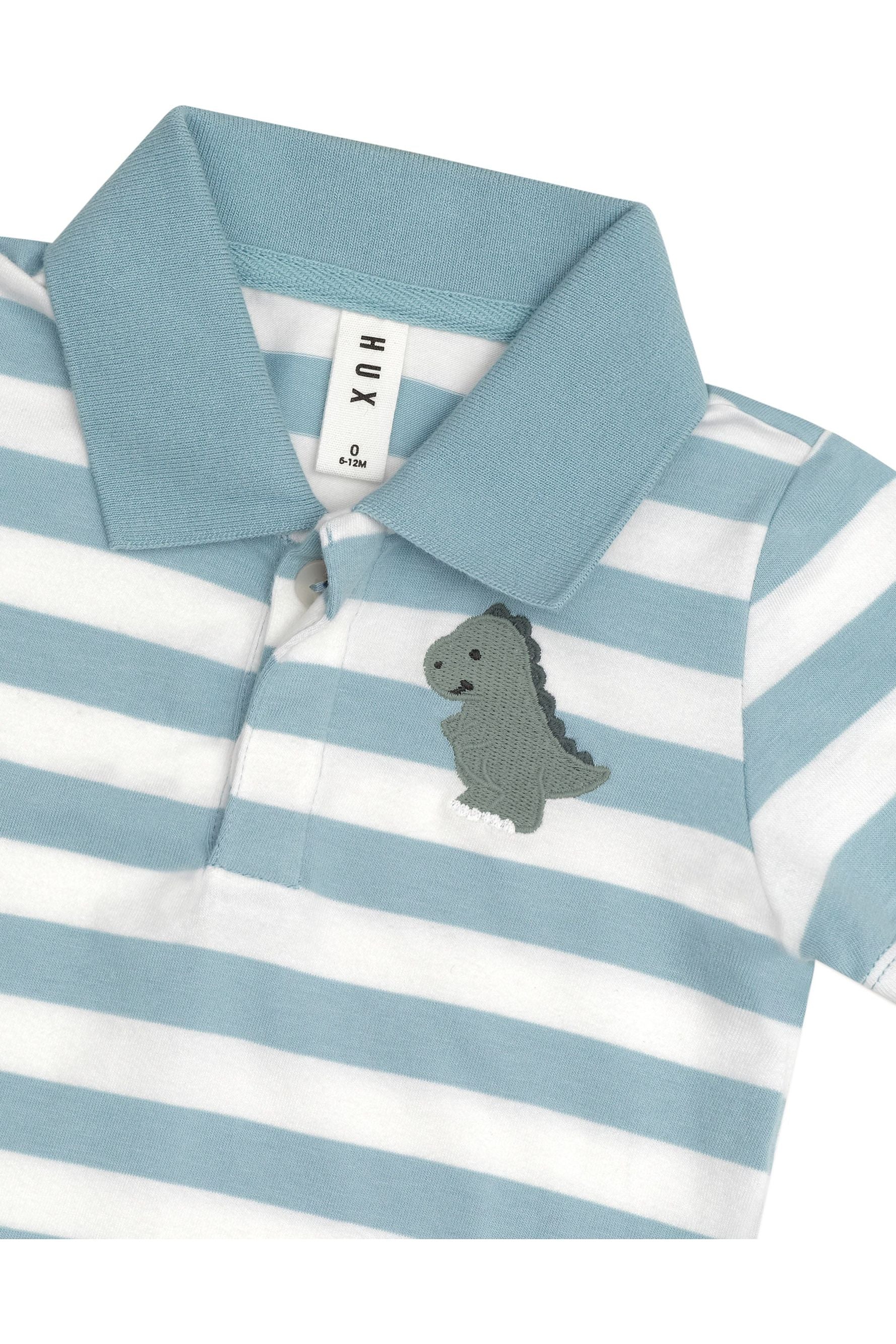 T-REX STRIPE POLO T-SHIRT