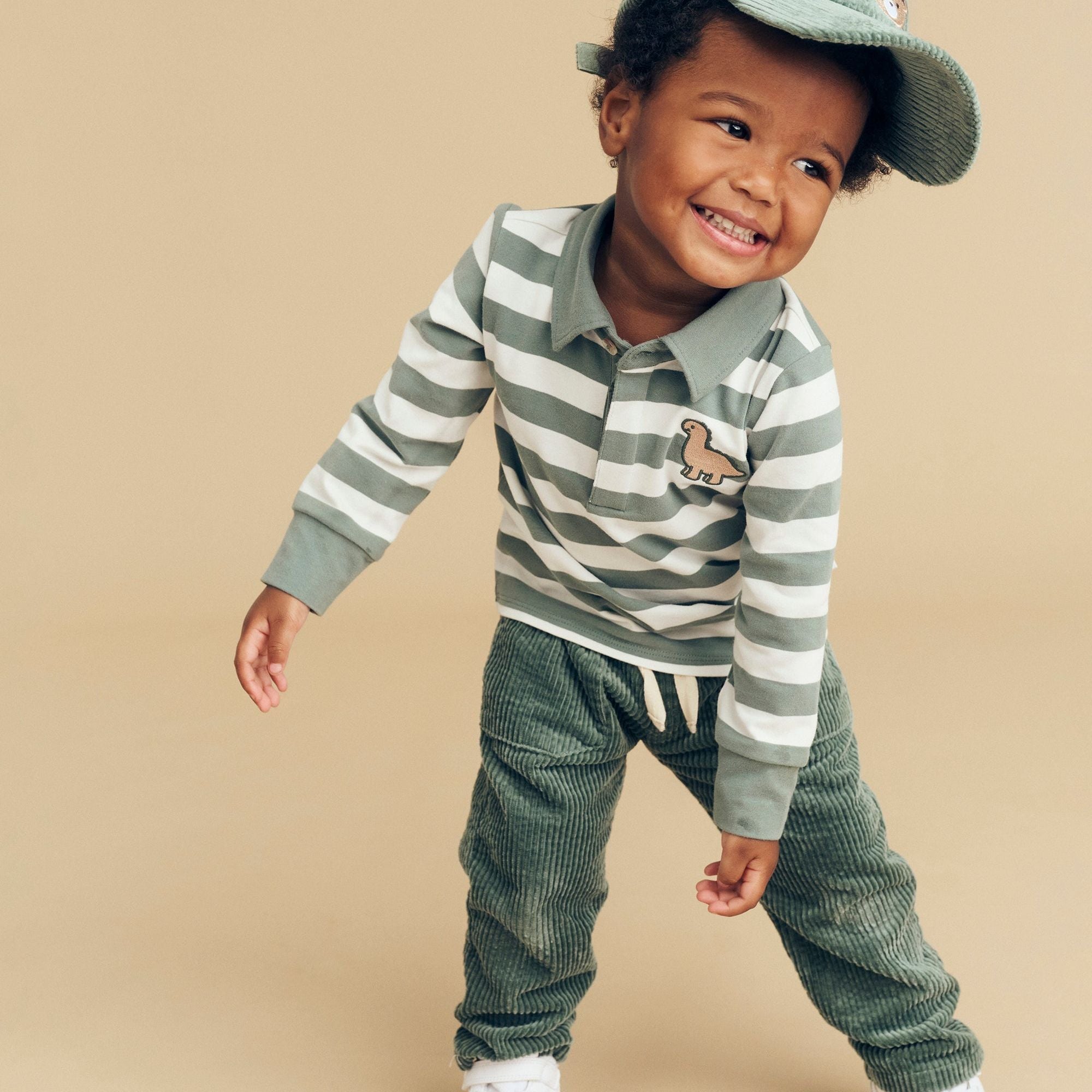 DINO STRIPE POLO
