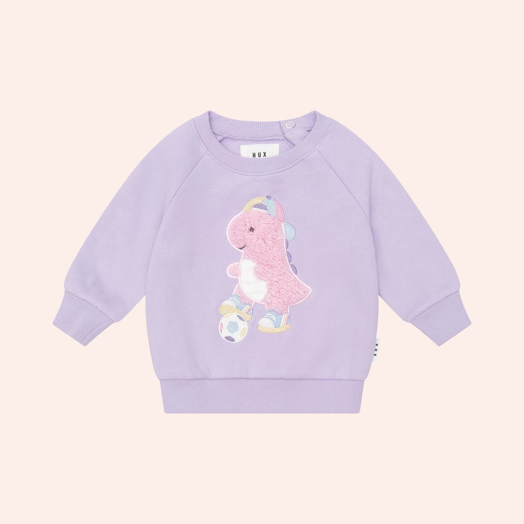 ORCHID SOCCERSAURUS SWEATSHIRT