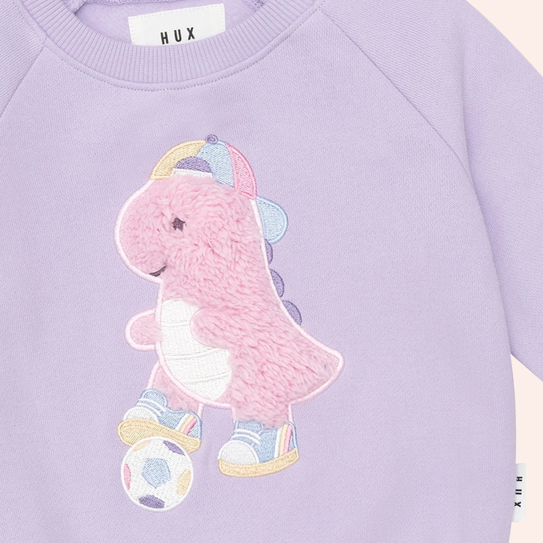 ORCHID SOCCERSAURUS SWEATSHIRT