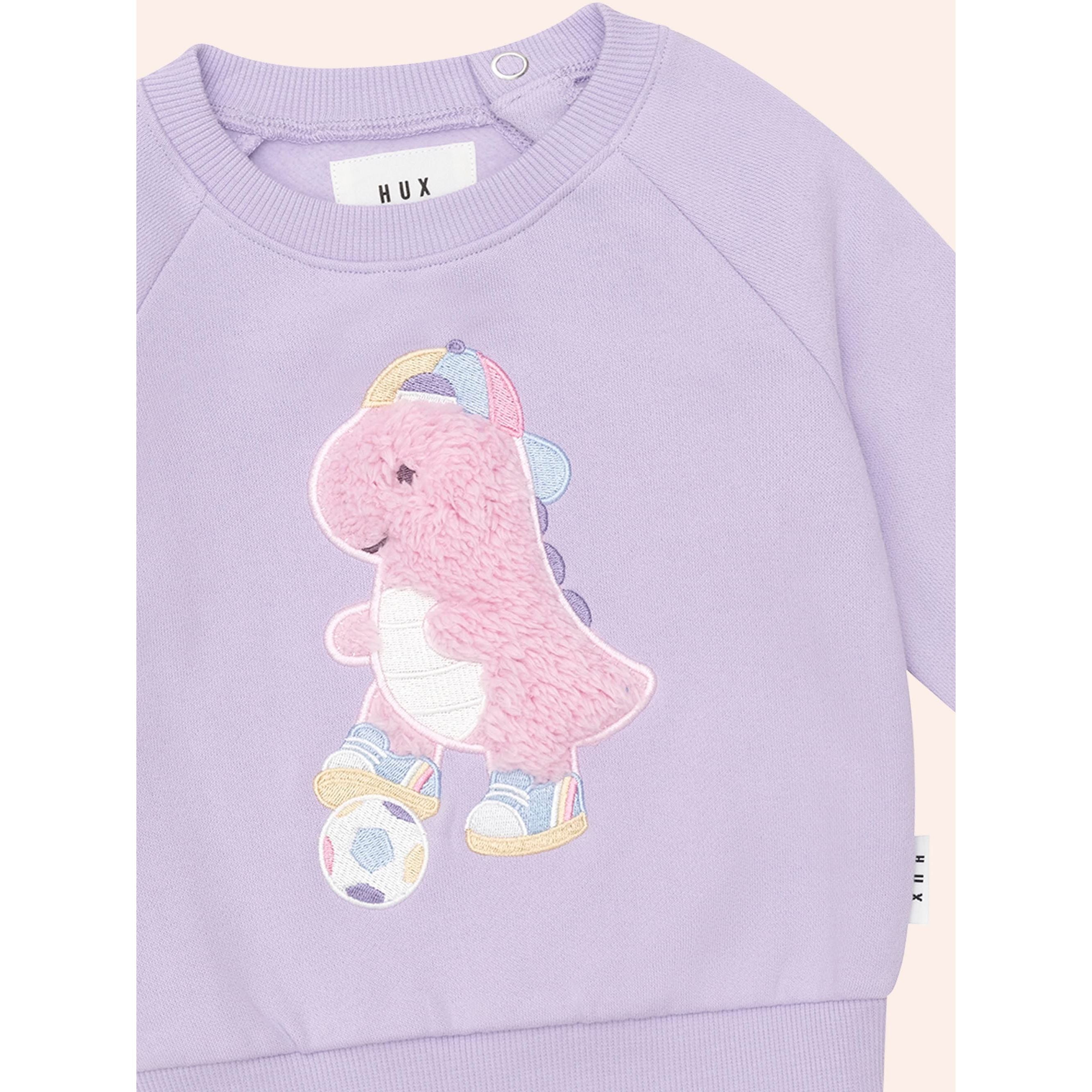 ORCHID SOCCERSAURUS SWEATSHIRT