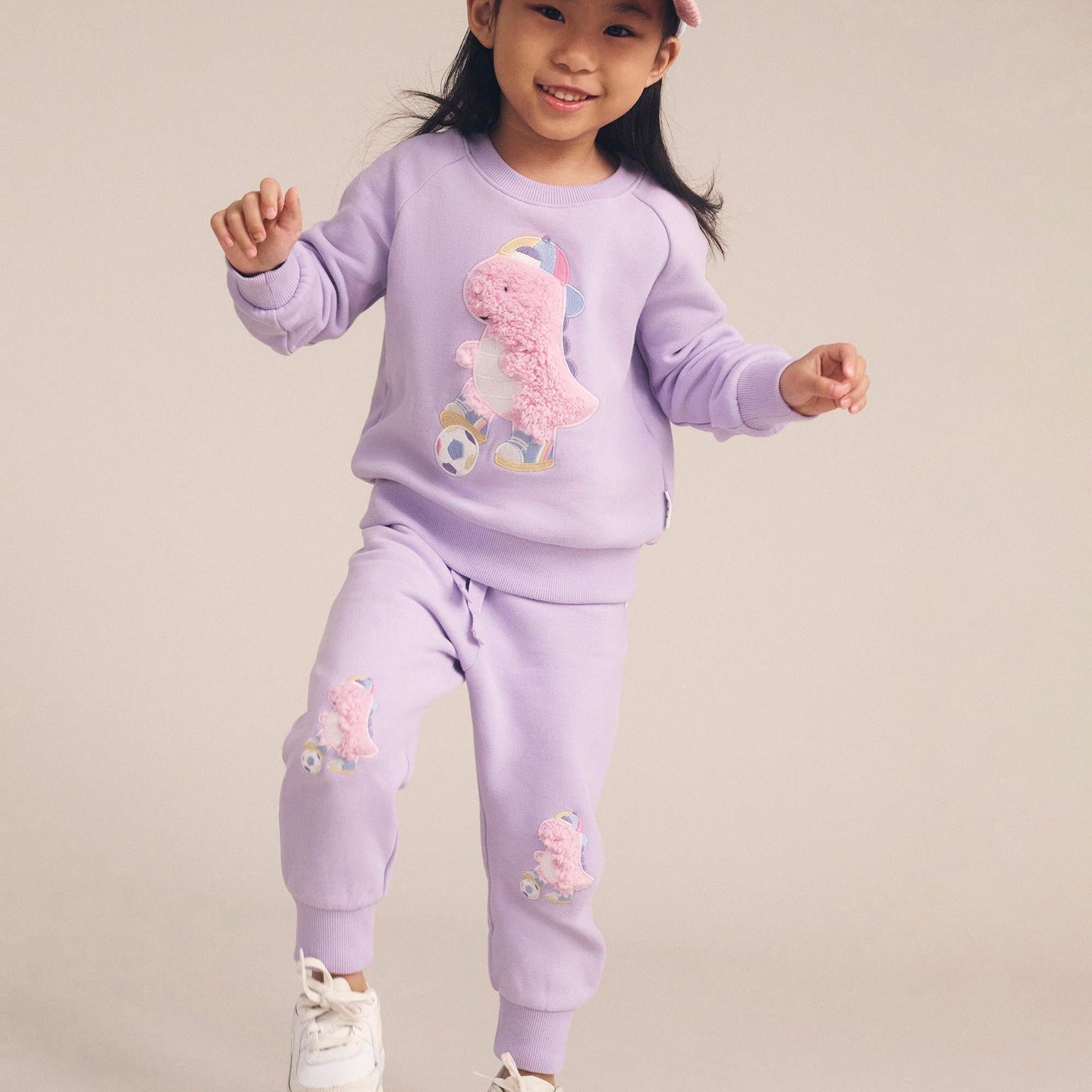 ORCHID SOCCERSAURUS SWEATSHIRT