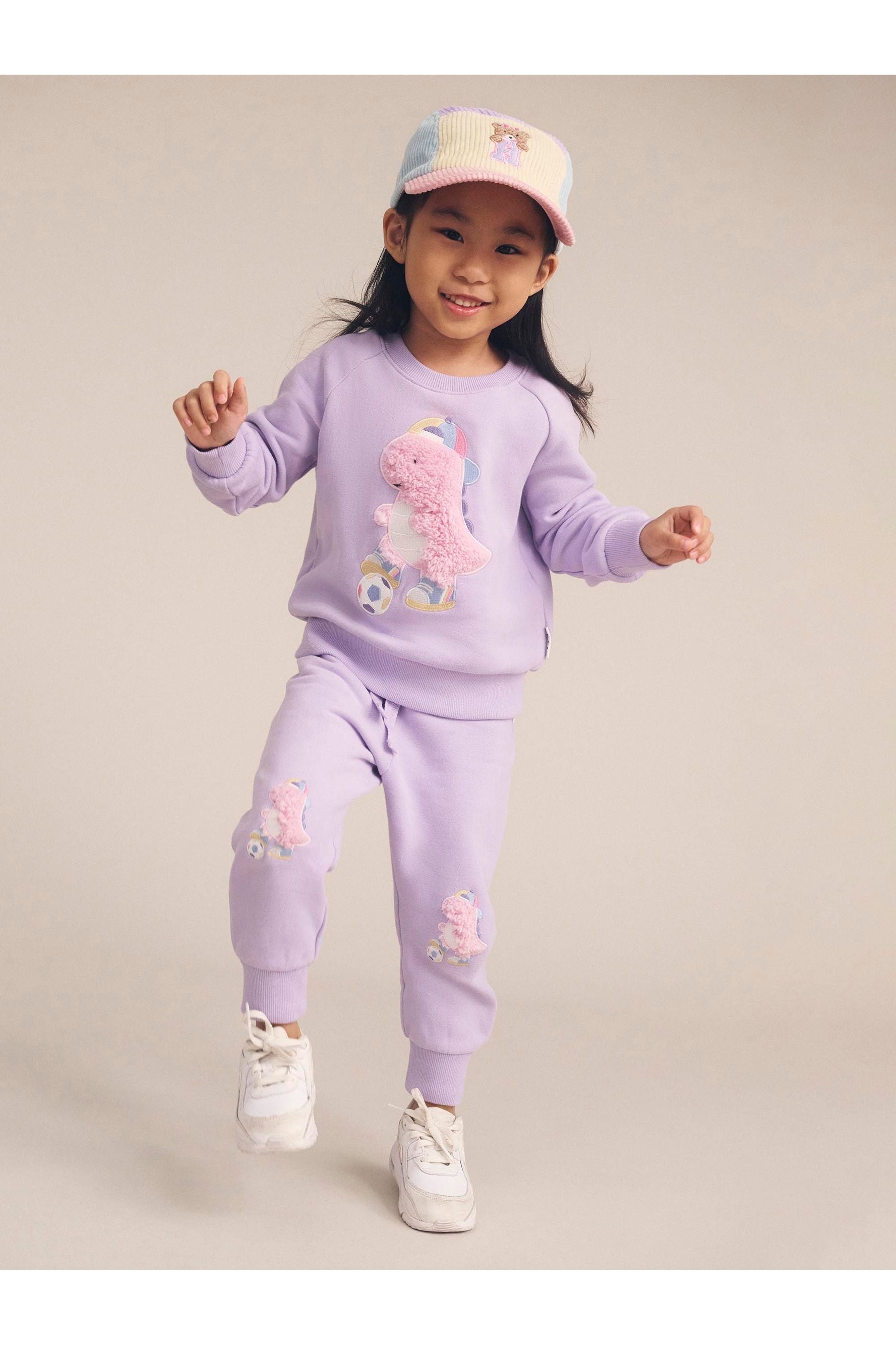 ORCHID SOCCERSAURUS SWEATSHIRT