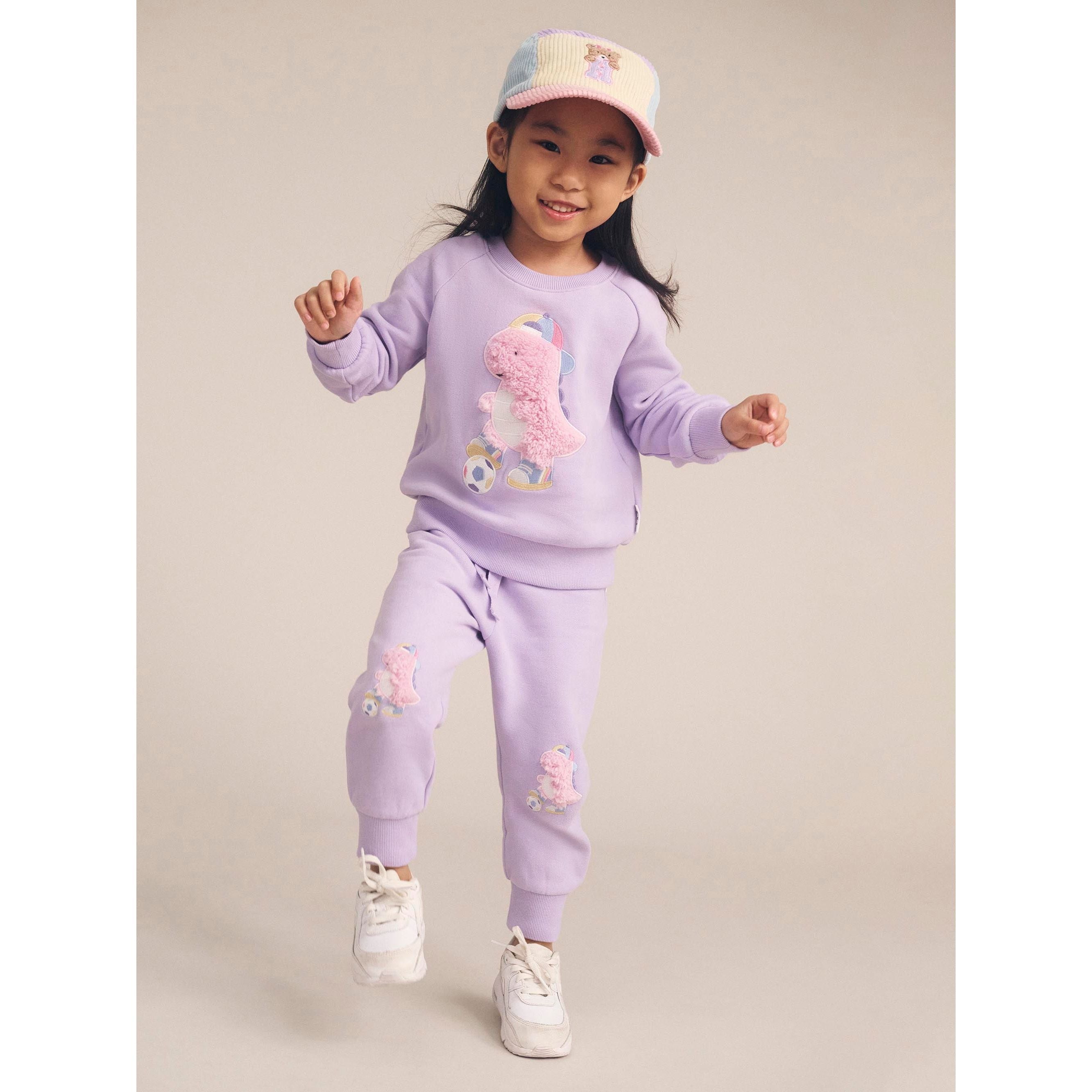 ORCHID SOCCERSAURUS SWEATSHIRT