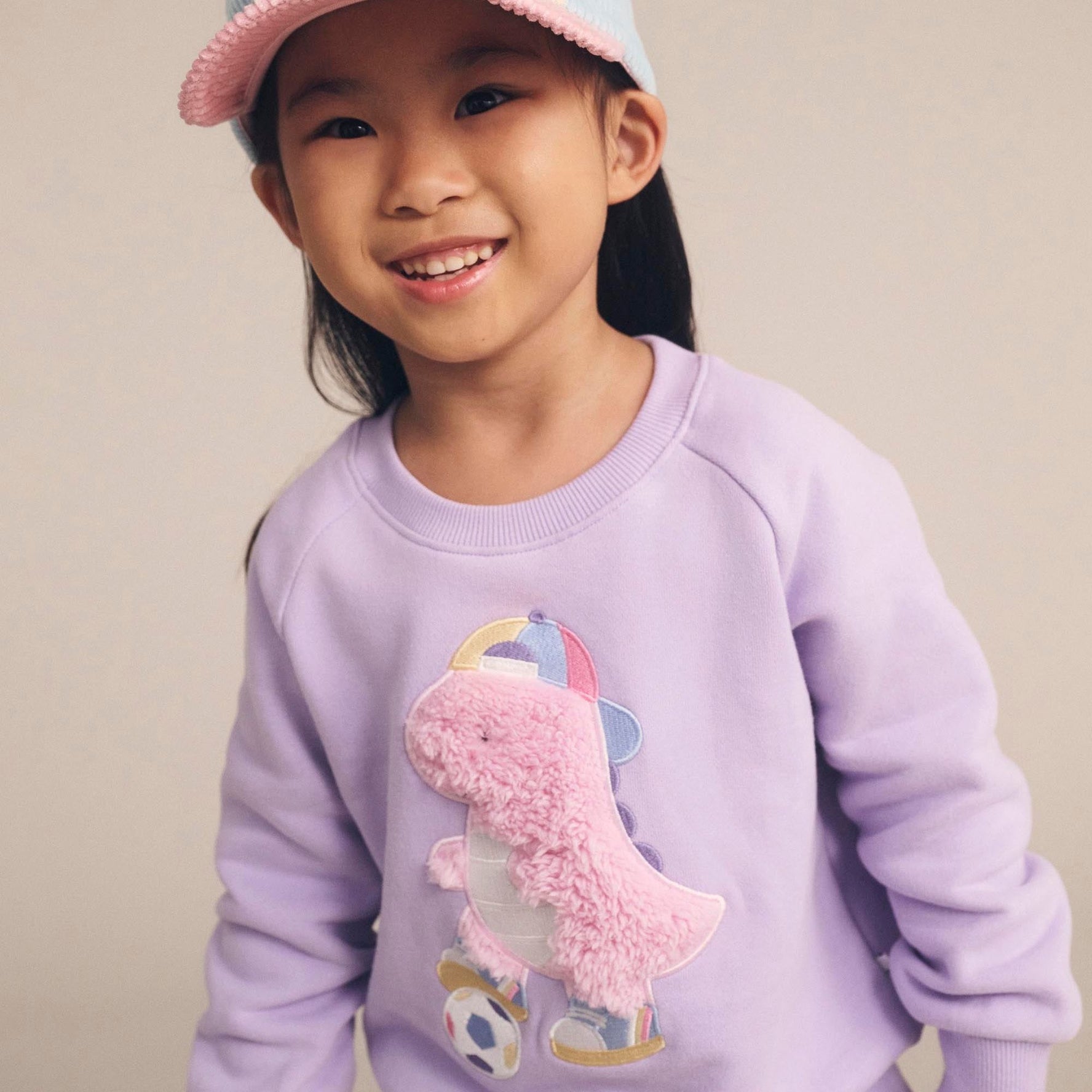 ORCHID SOCCERSAURUS SWEATSHIRT