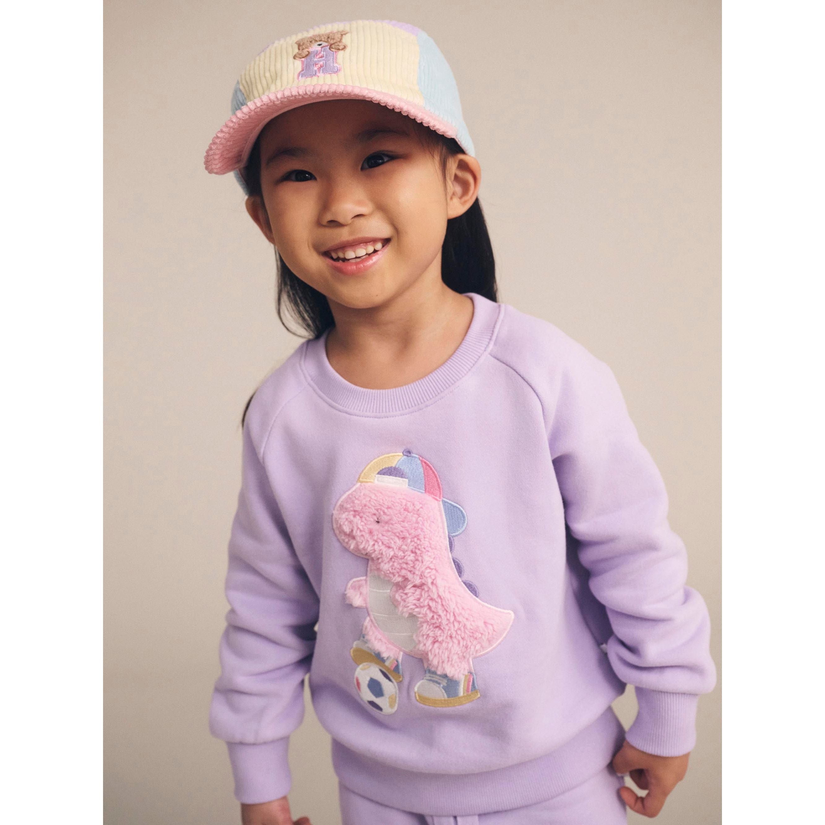 ORCHID SOCCERSAURUS SWEATSHIRT