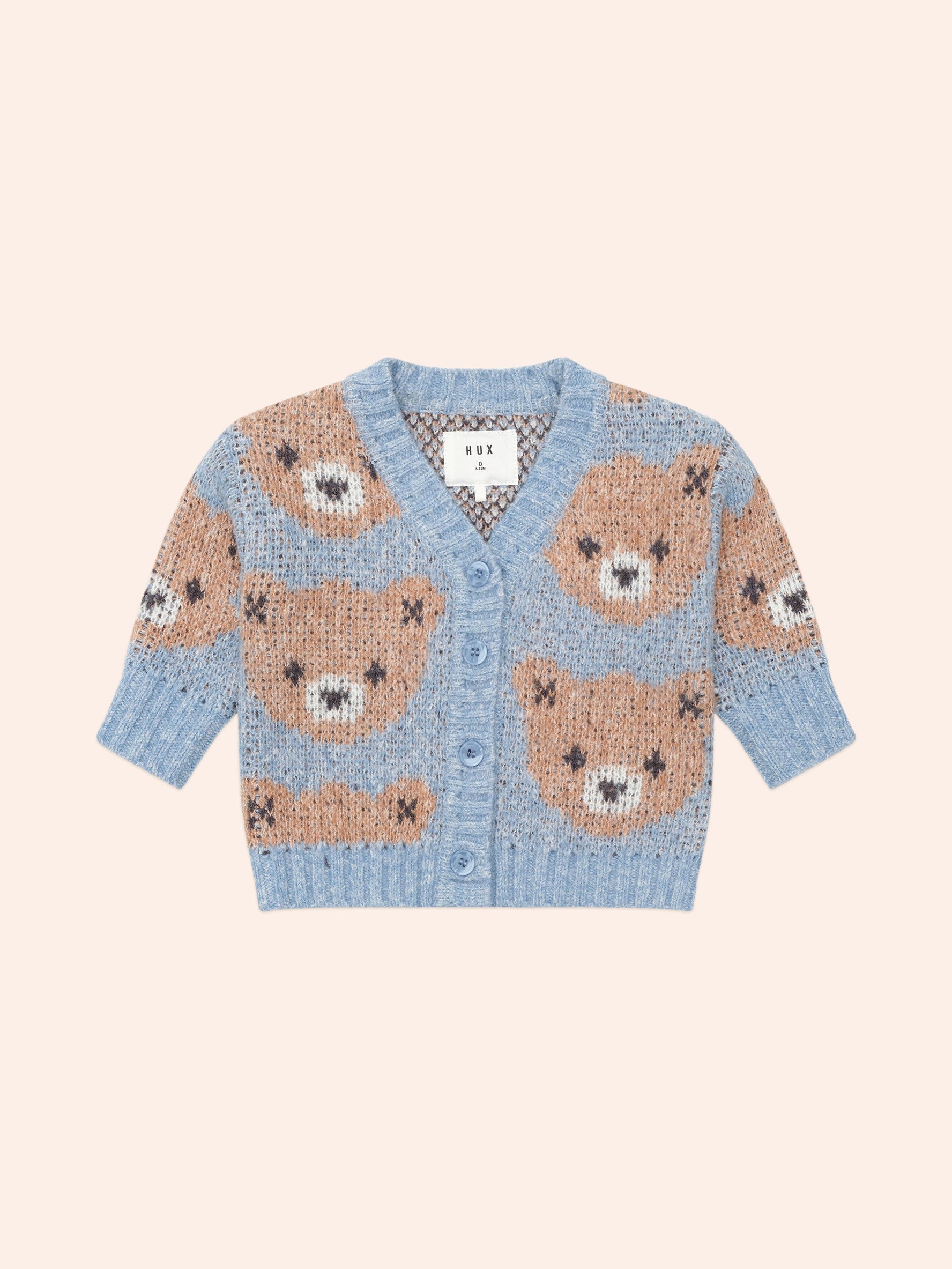 DUSK BLUE HUXBEAR KNIT CARDI