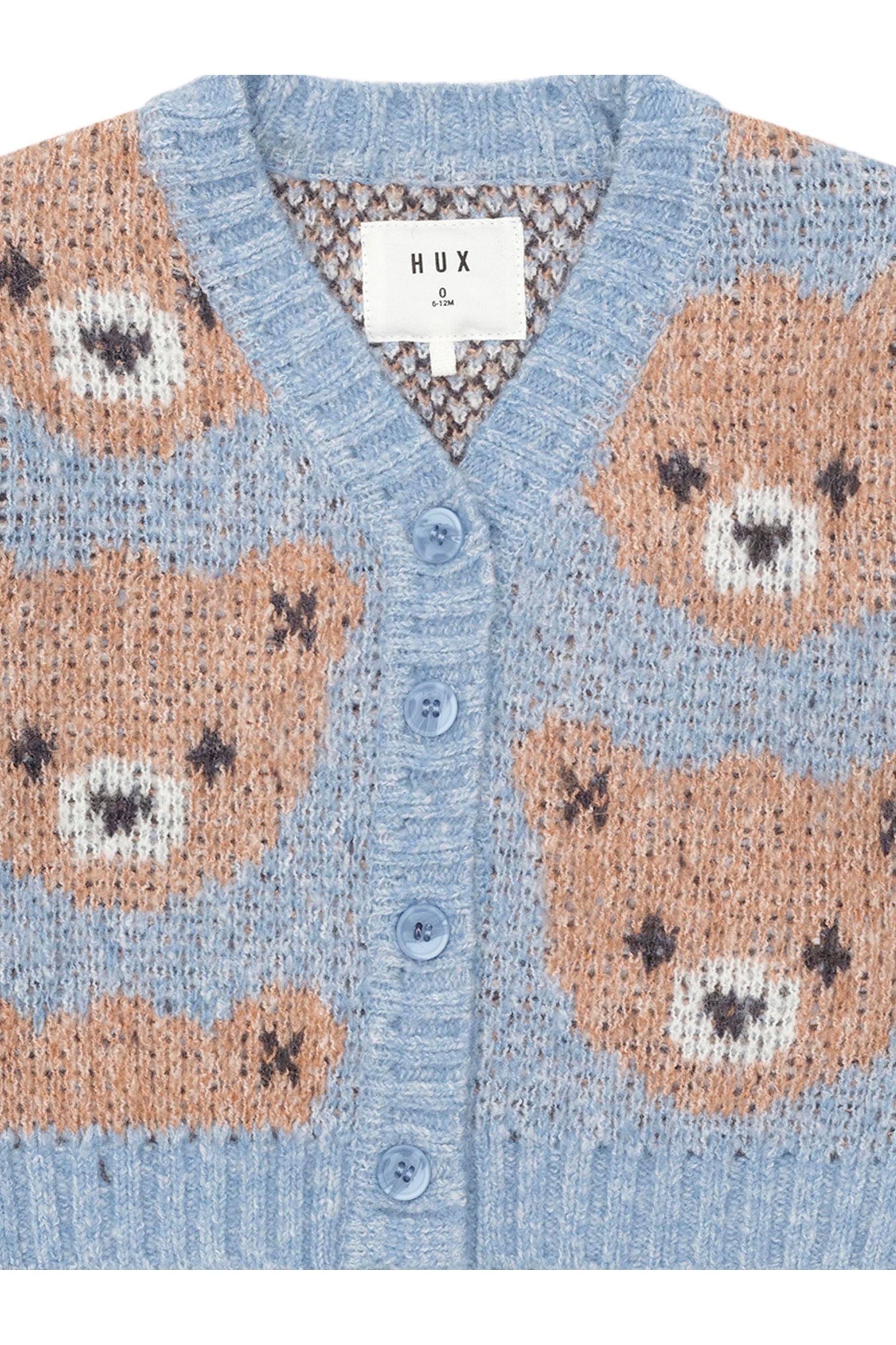 DUSK BLUE HUXBEAR KNIT CARDI