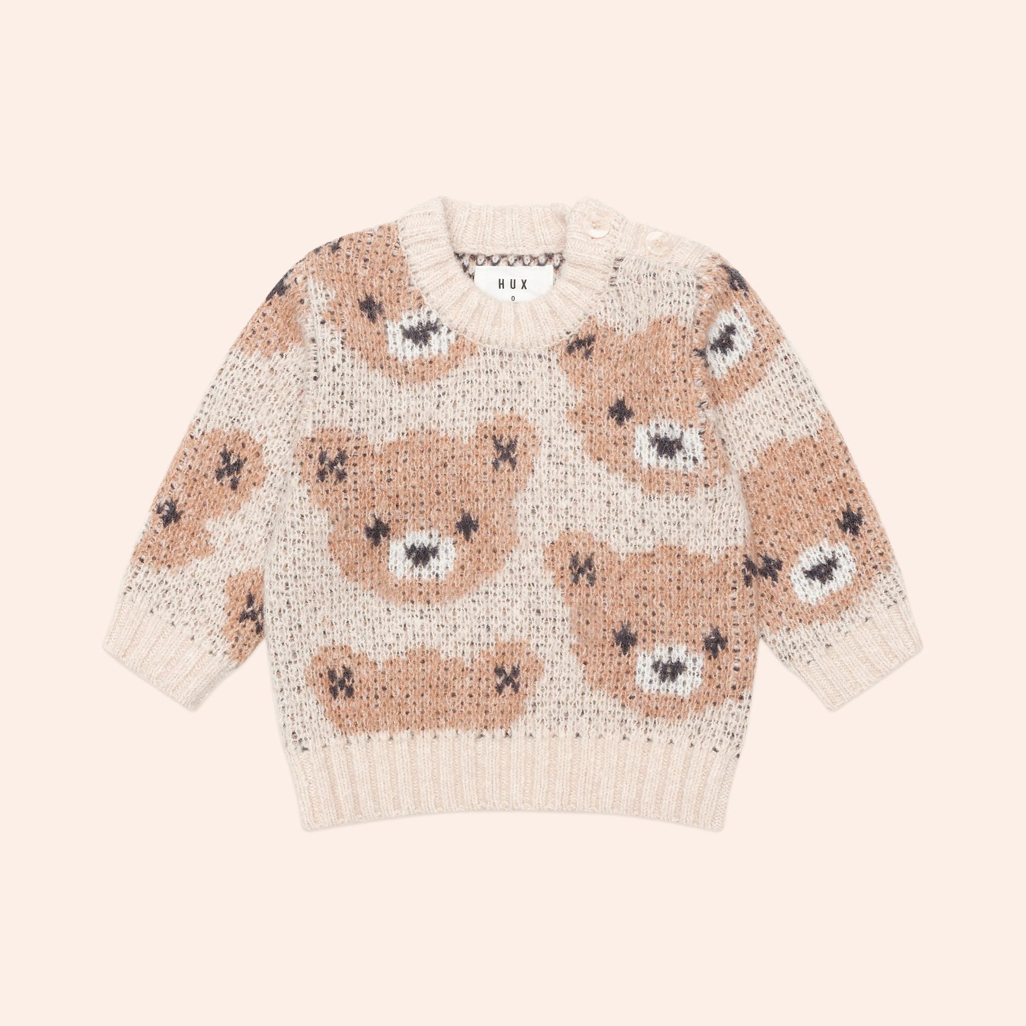 ECRU HUXBEAR KNIT JUMPER