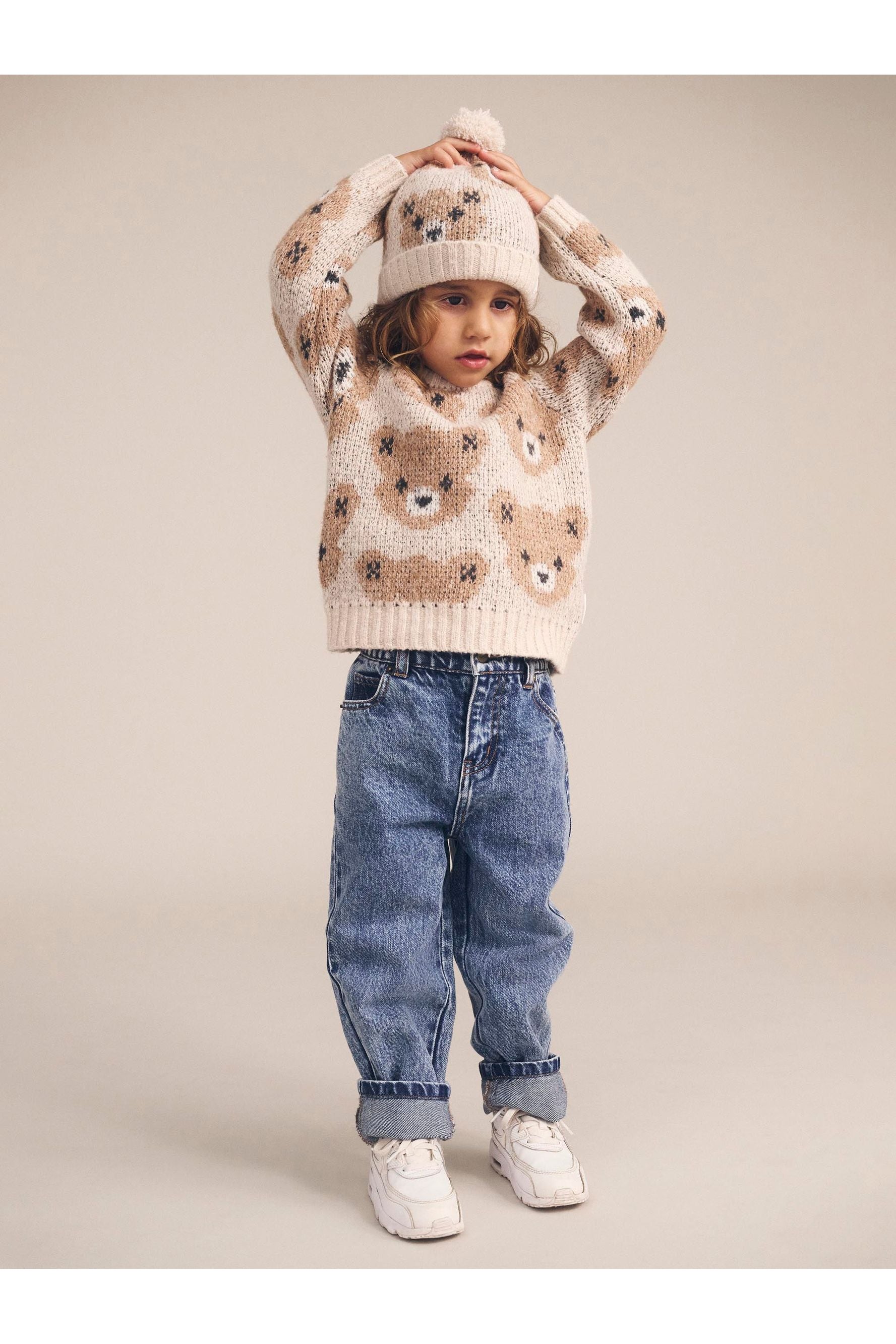 ECRU HUXBEAR KNIT JUMPER