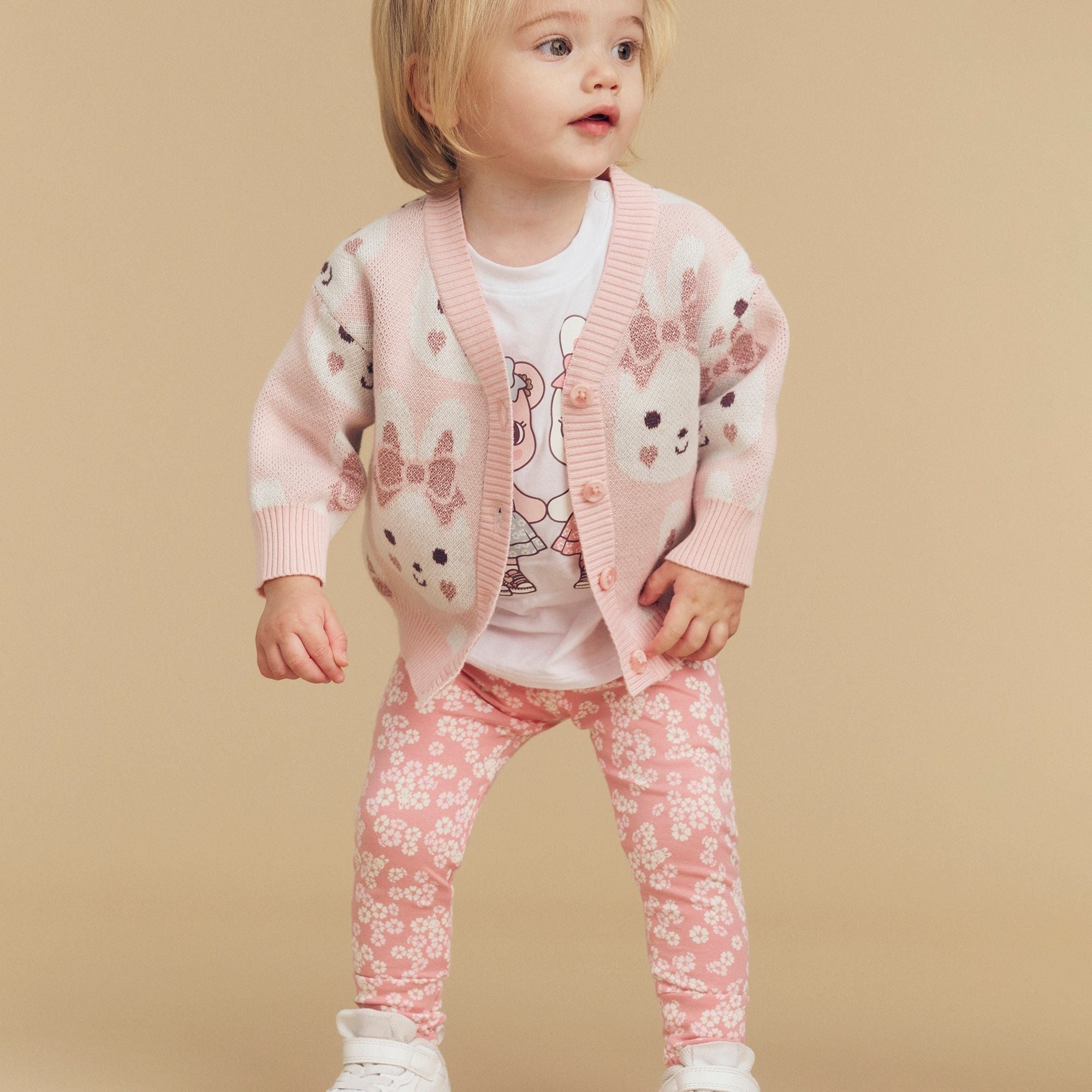 BUNNY LOVE BOXY CARDI