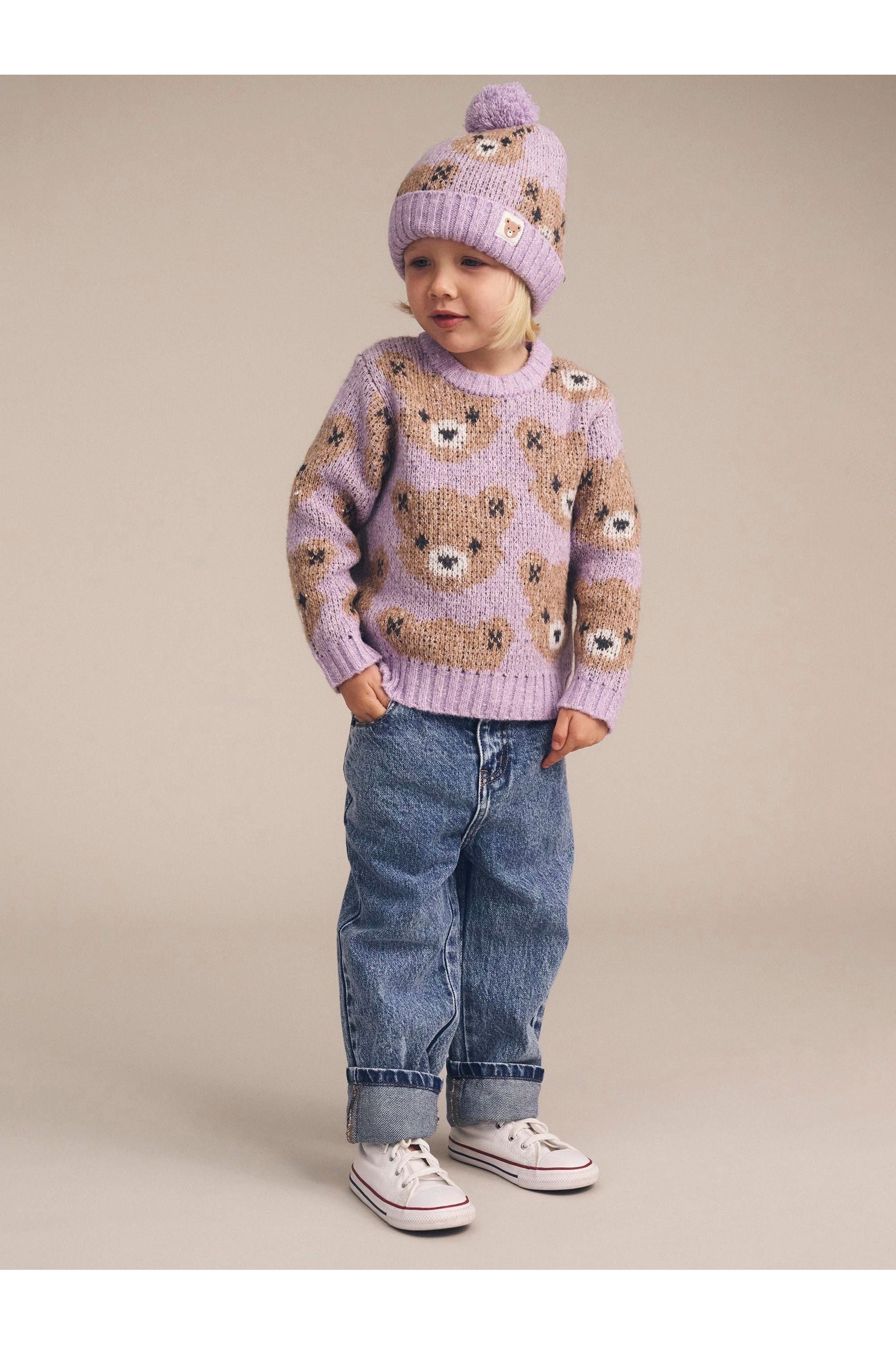 ORCHID HUXBEAR KNIT JUMPER