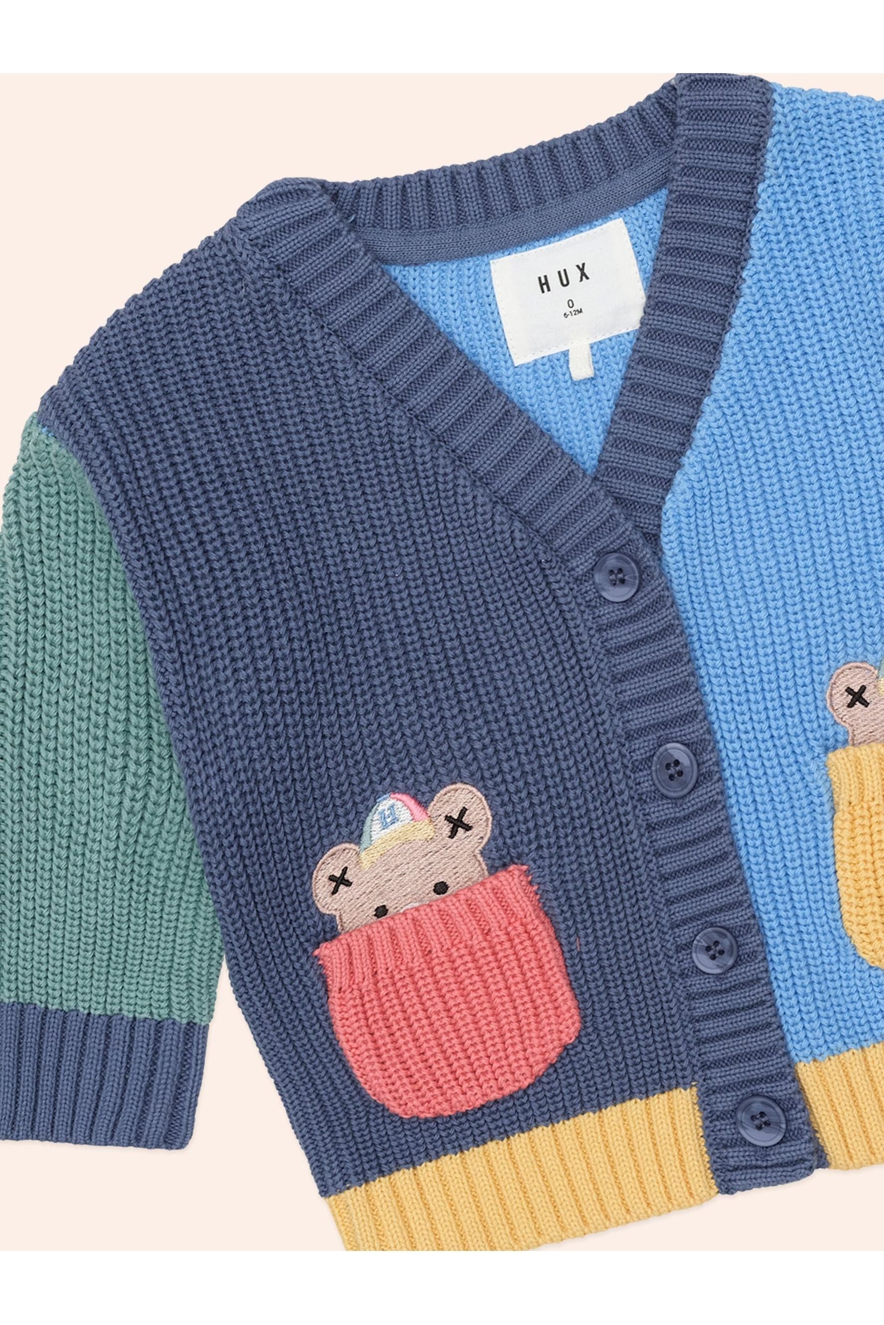 PEEPING POCKET HUX CARDI
