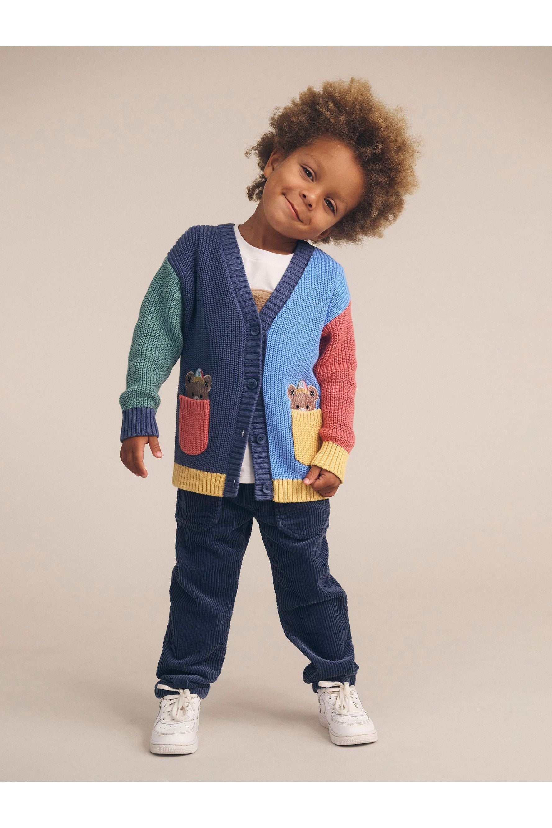 PEEPING POCKET HUX CARDI