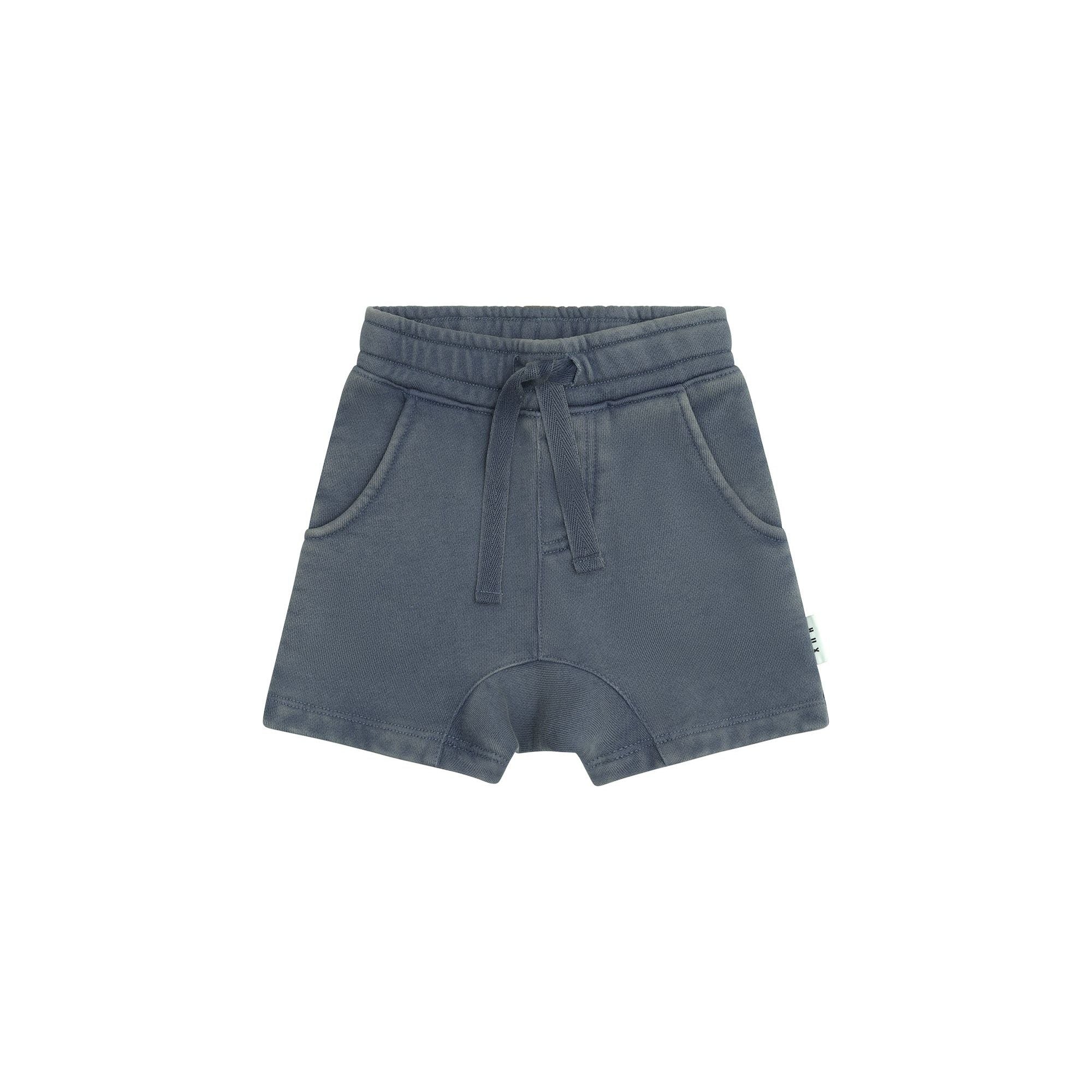 SLOUCH SHORT WASHED NAVY