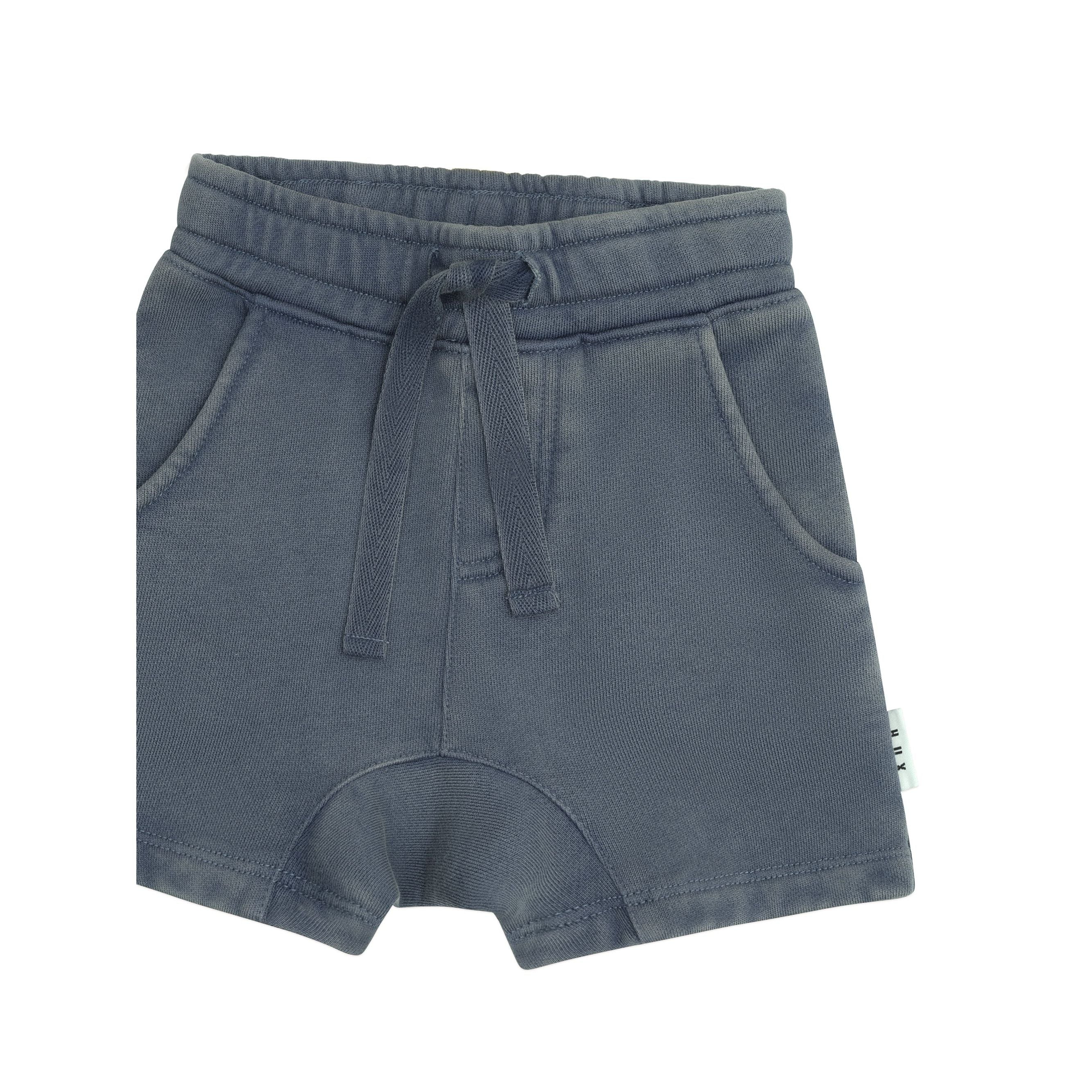 SLOUCH SHORT WASHED NAVY