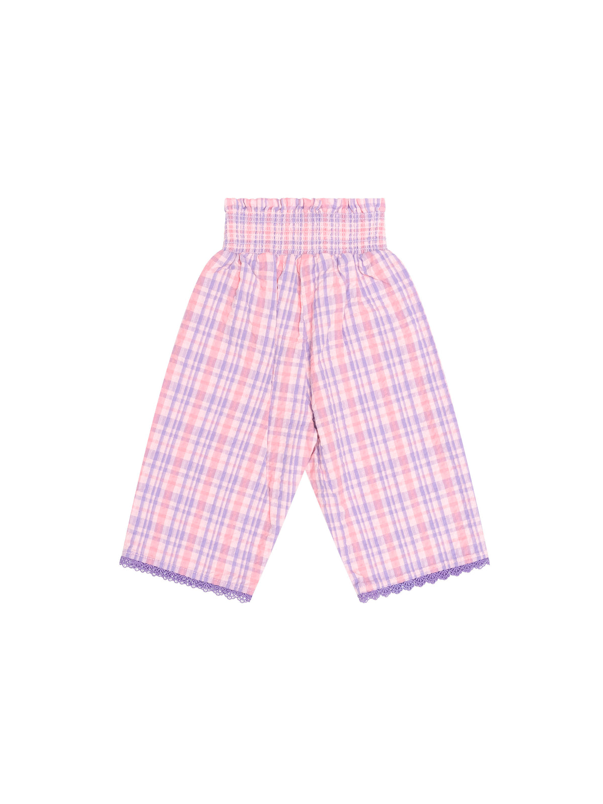 Tropical Check Paperbag Pant - image 2