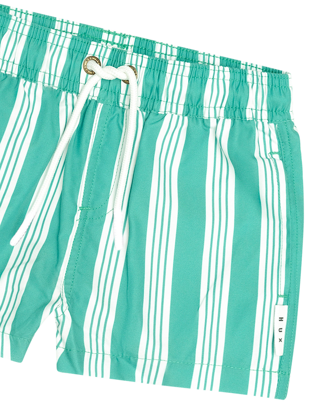 Vintage Green Stripe Boardshort