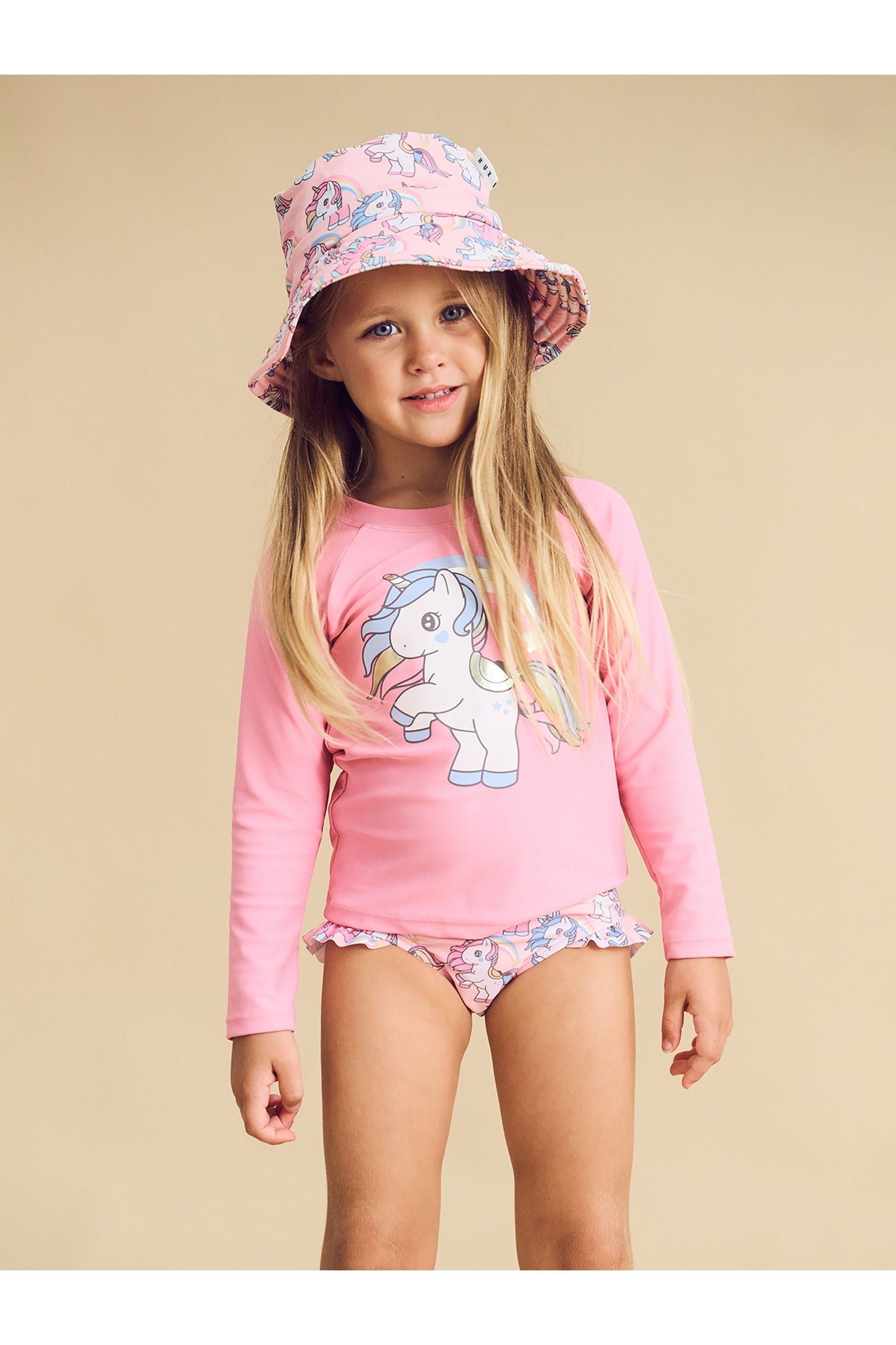 RAINBOW UNICORN SWIM HAT