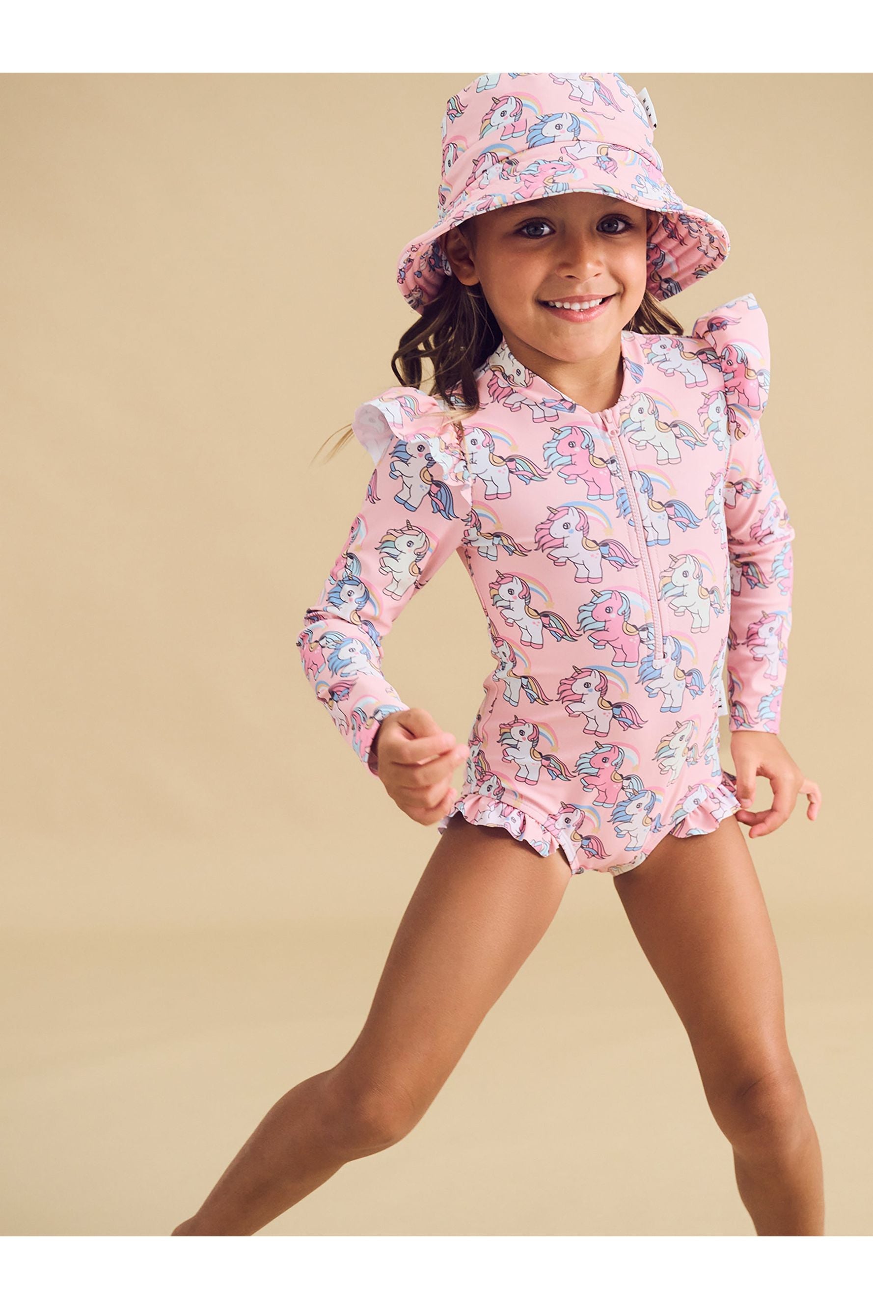 RAINBOW UNICORN SWIM HAT