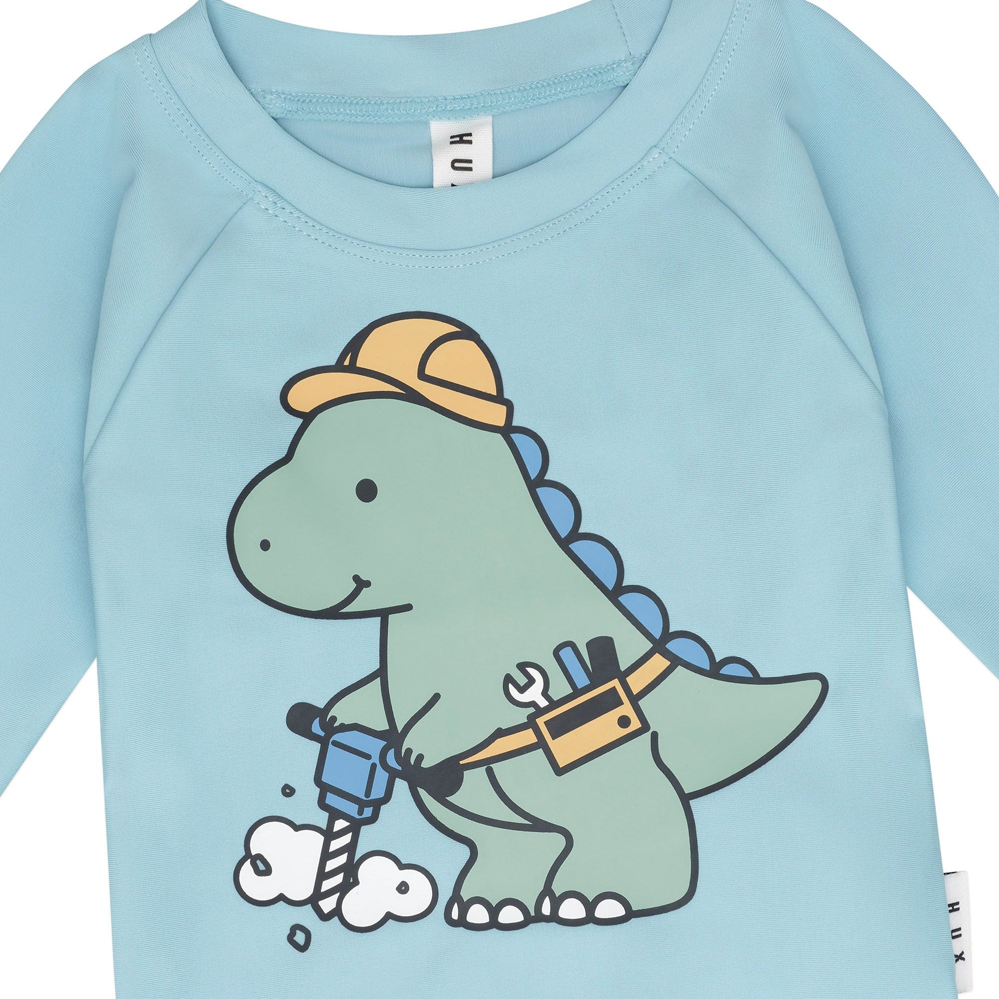 CONSTRUCTION DINO RASHGUARD