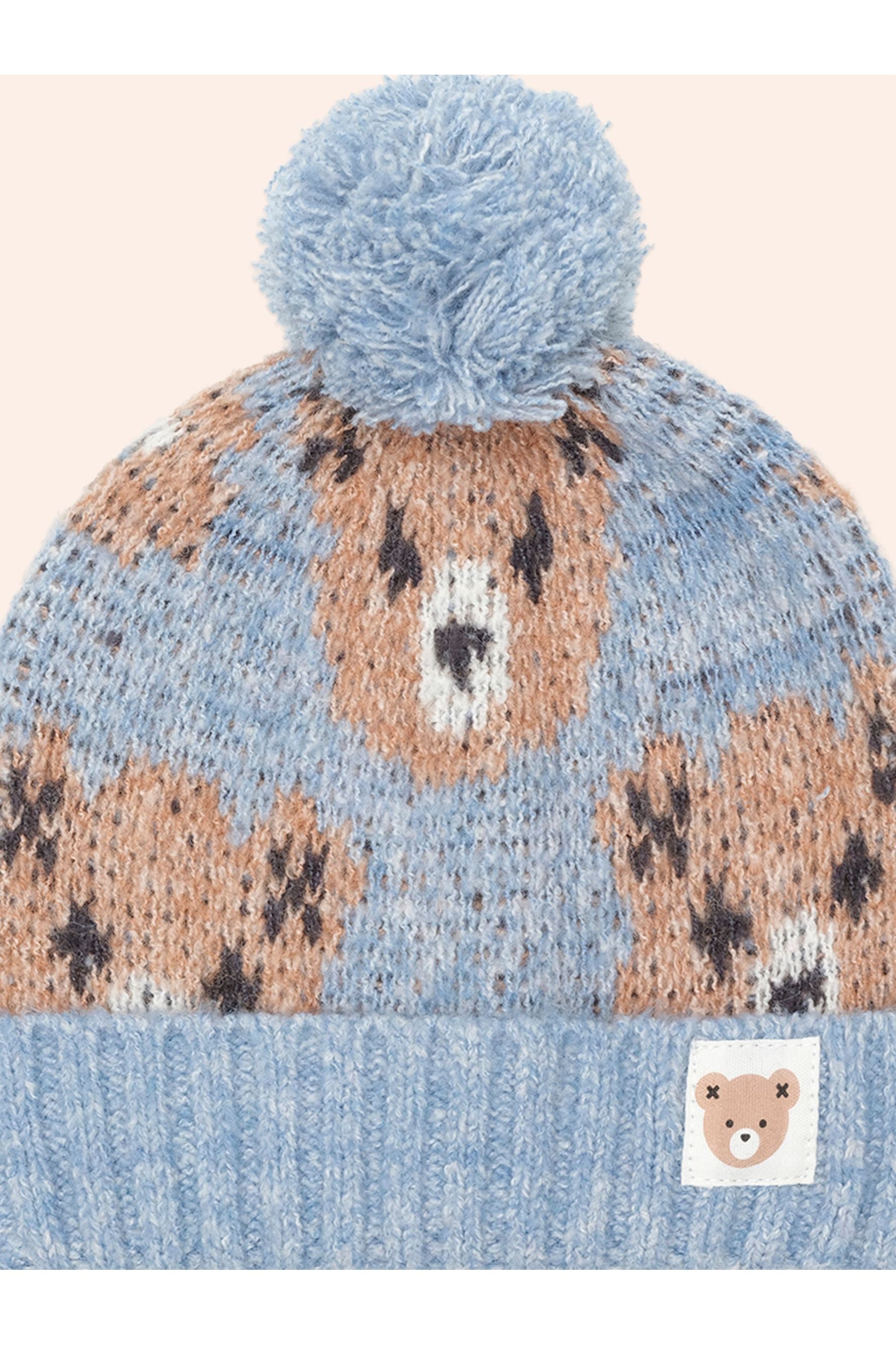 DUSK BLUE HUXBEAR KNIT BEANIE