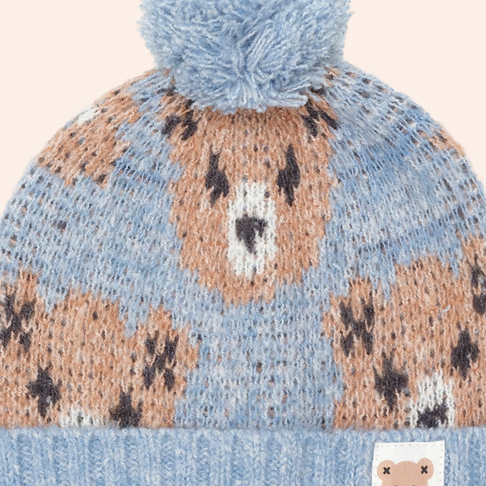 DUSK BLUE HUXBEAR KNIT BEANIE