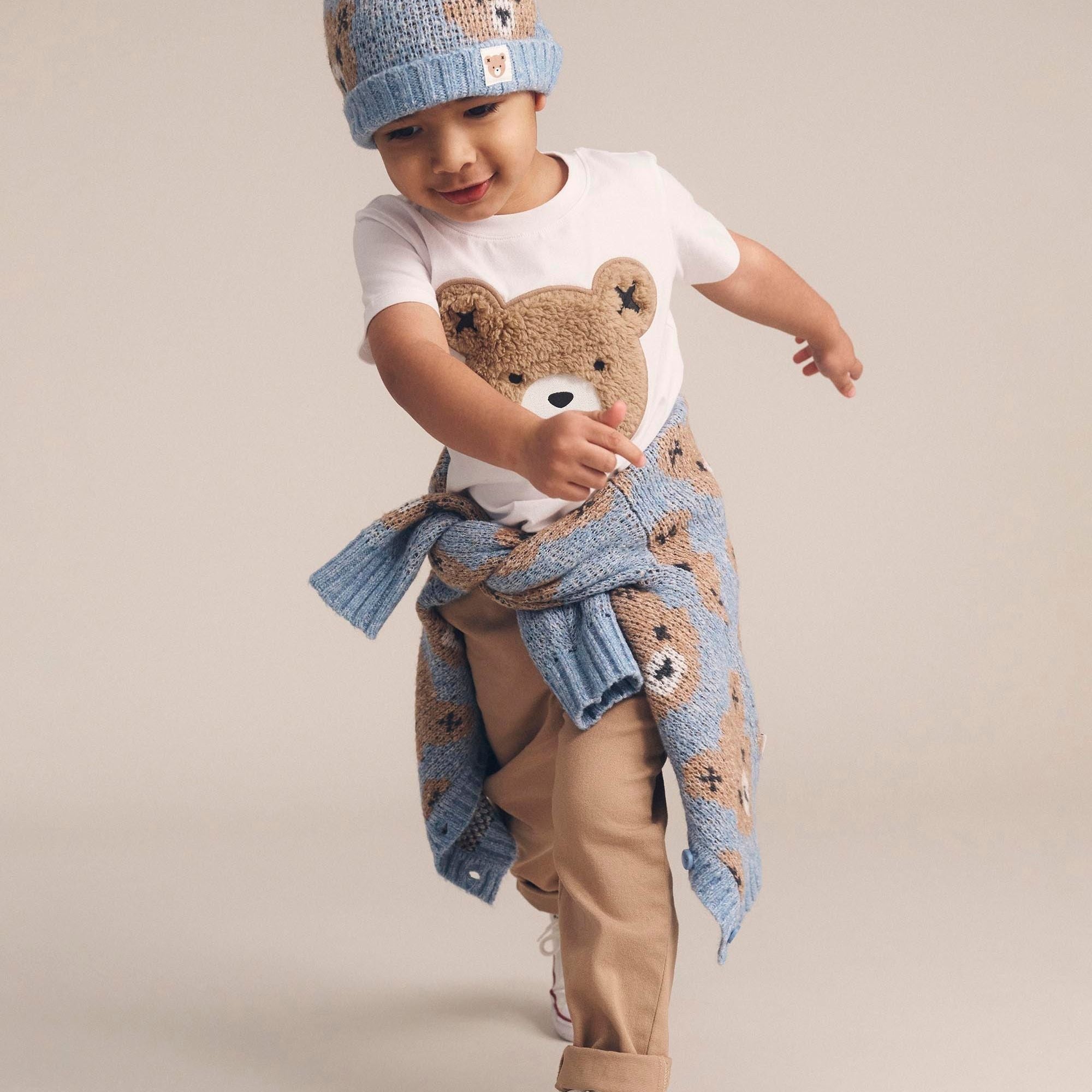 DUSK BLUE HUXBEAR KNIT BEANIE