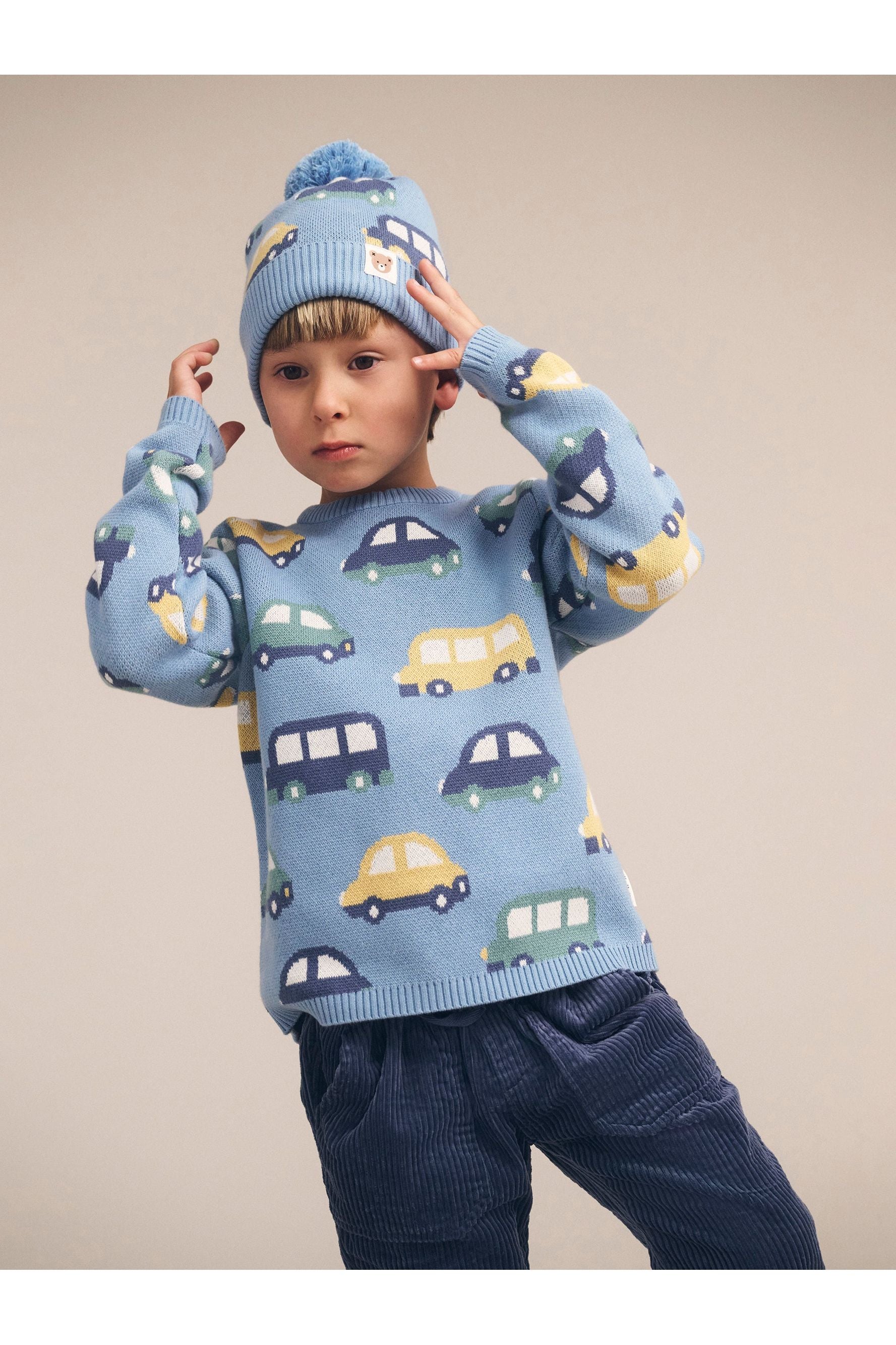 HUXMOBILE KNIT BEANIE
