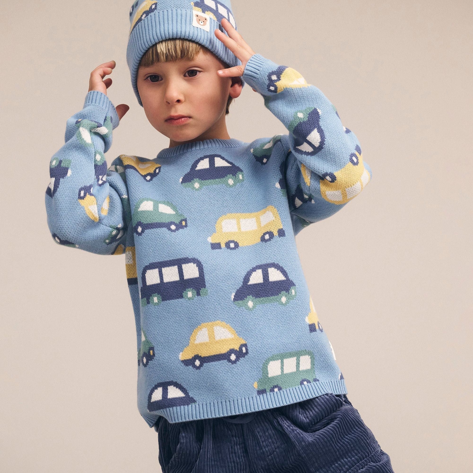 HUXMOBILE KNIT BEANIE