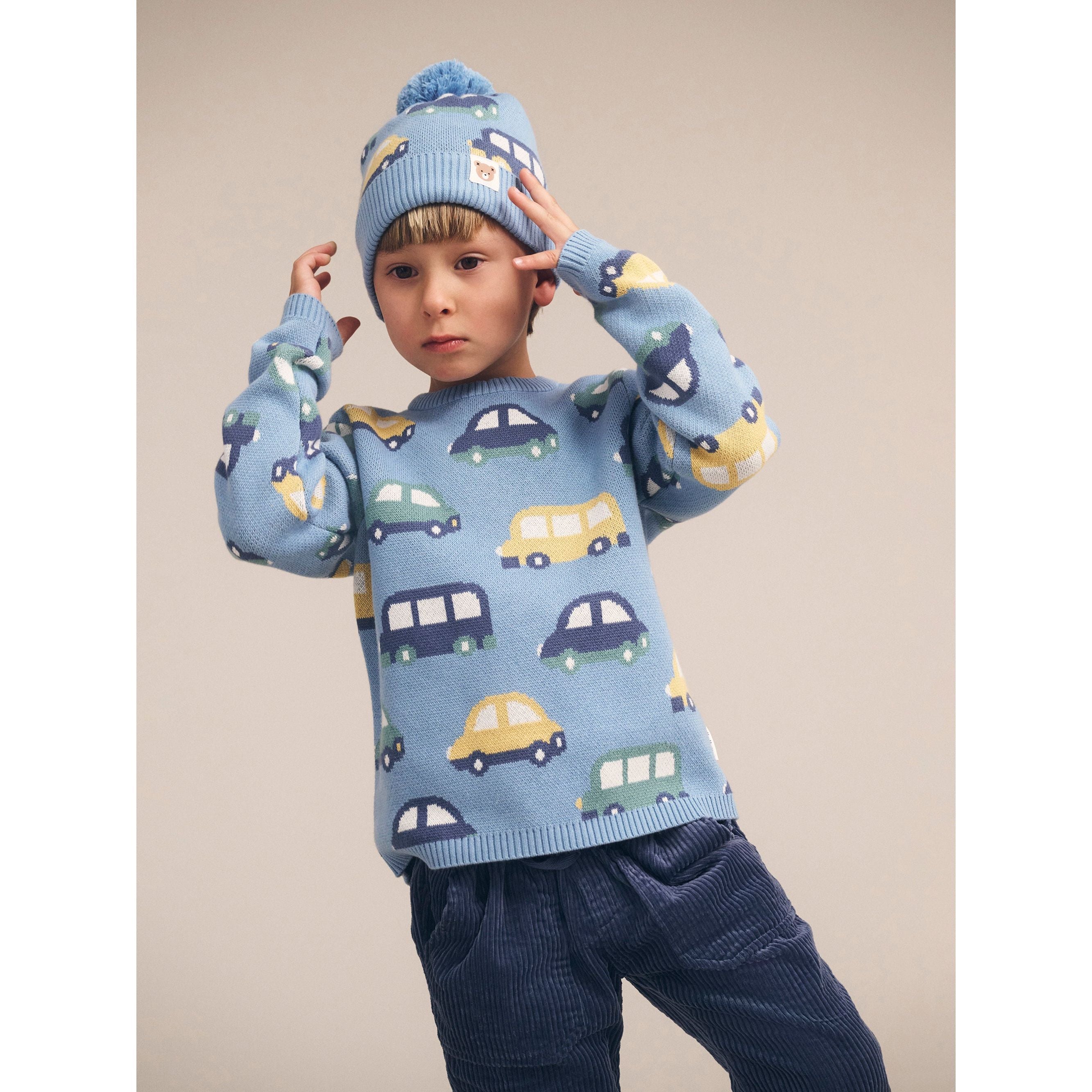 HUXMOBILE KNIT BEANIE