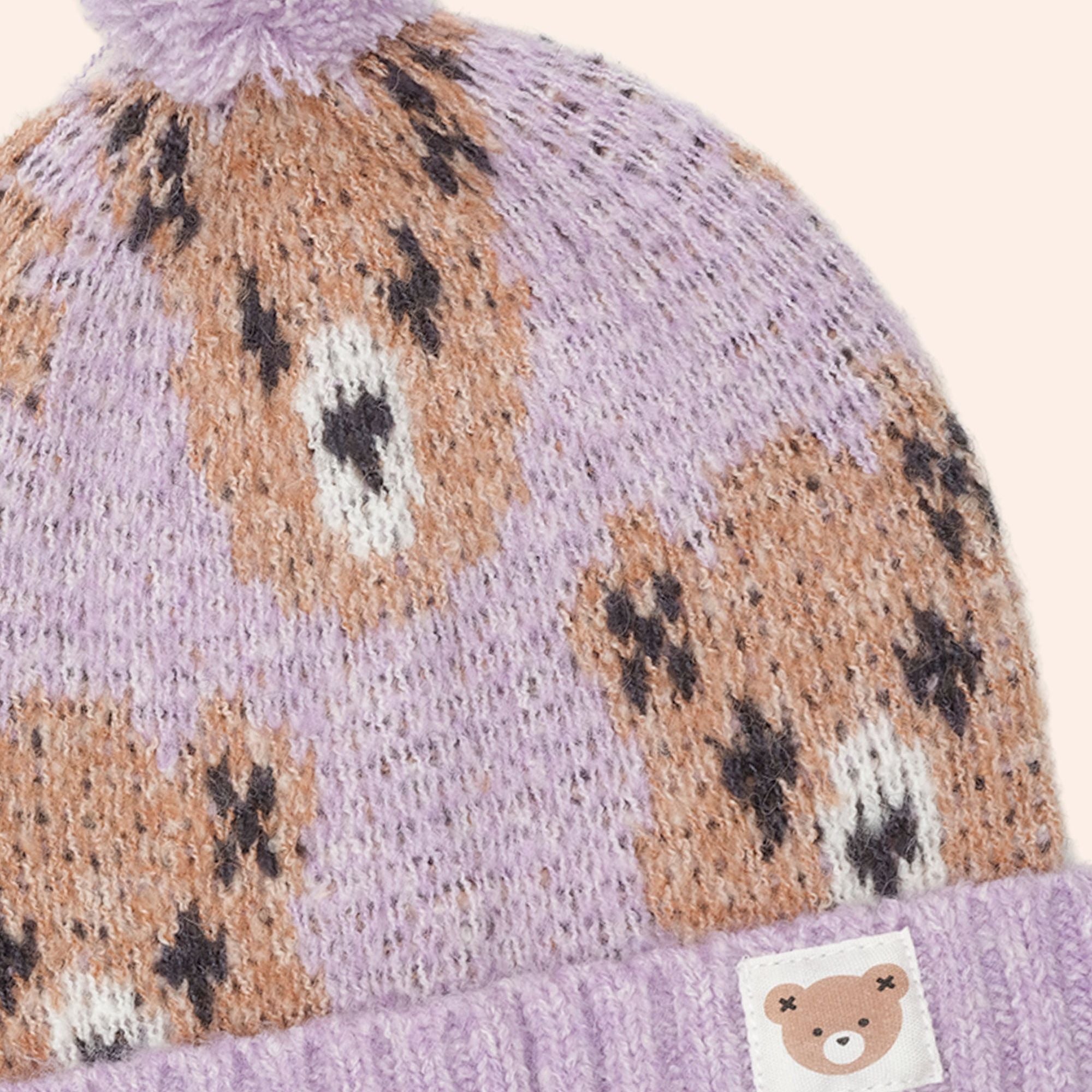 ORCHID HUXBEAR KNIT BEANIE
