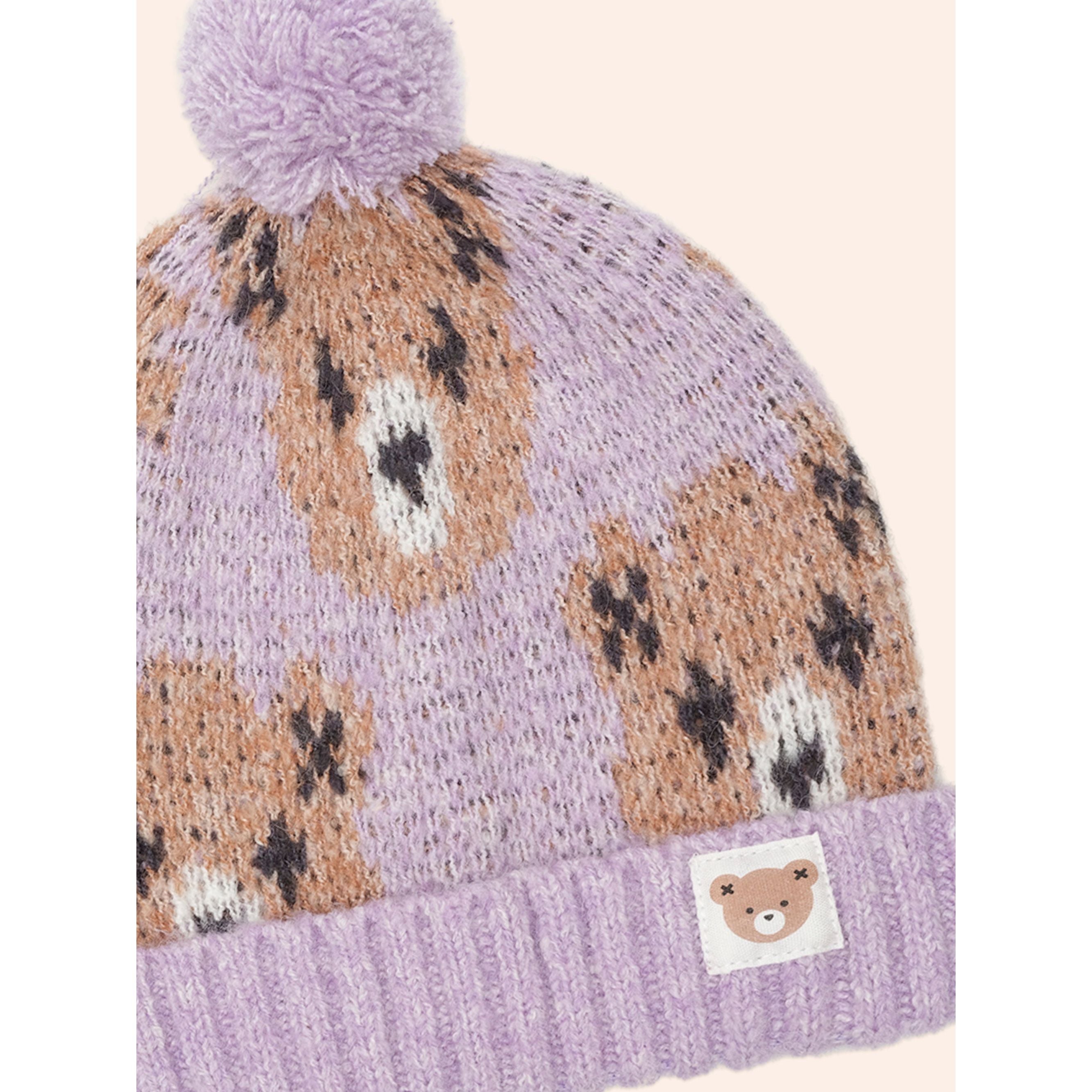 ORCHID HUXBEAR KNIT BEANIE