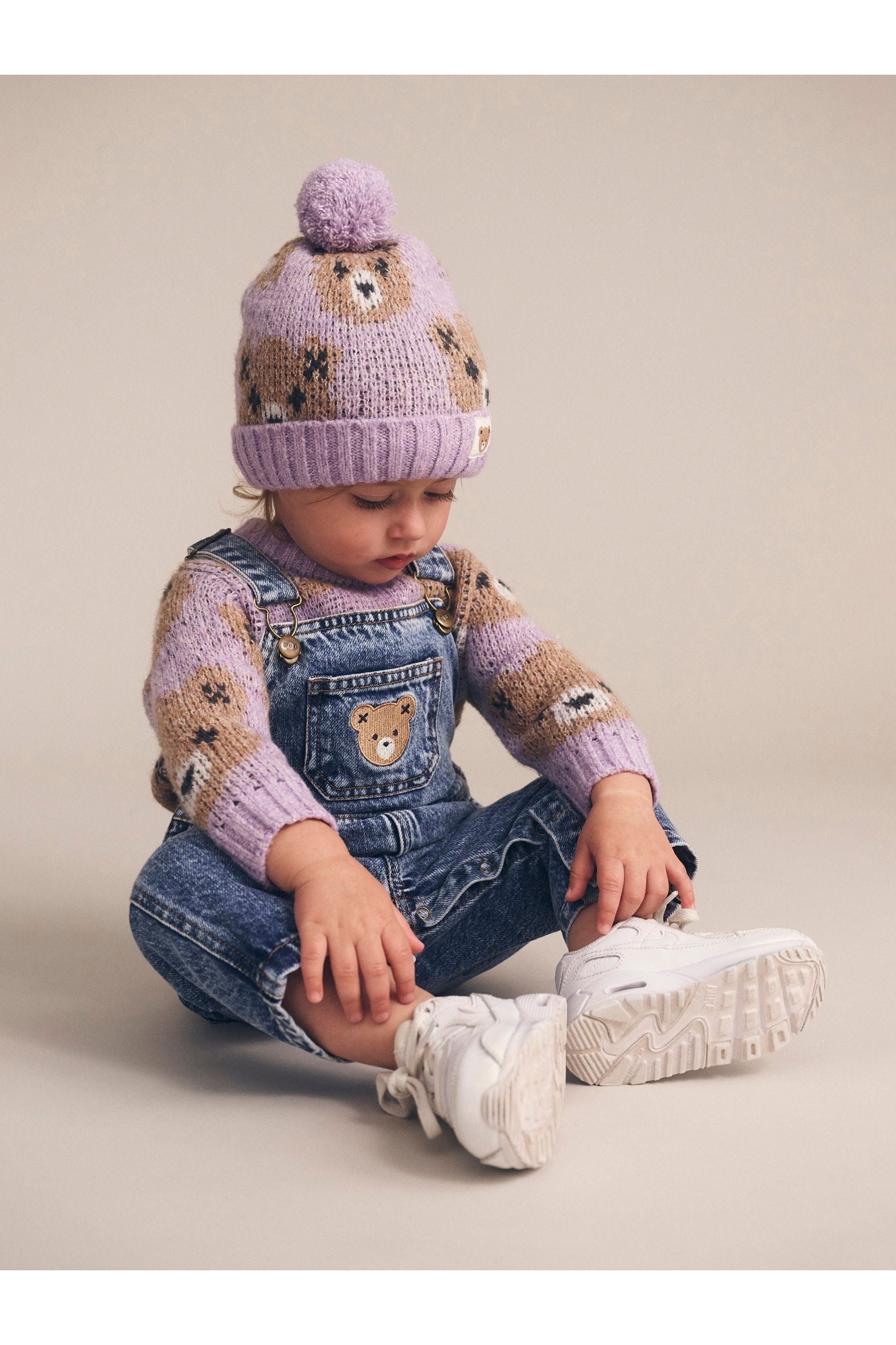 ORCHID HUXBEAR KNIT BEANIE