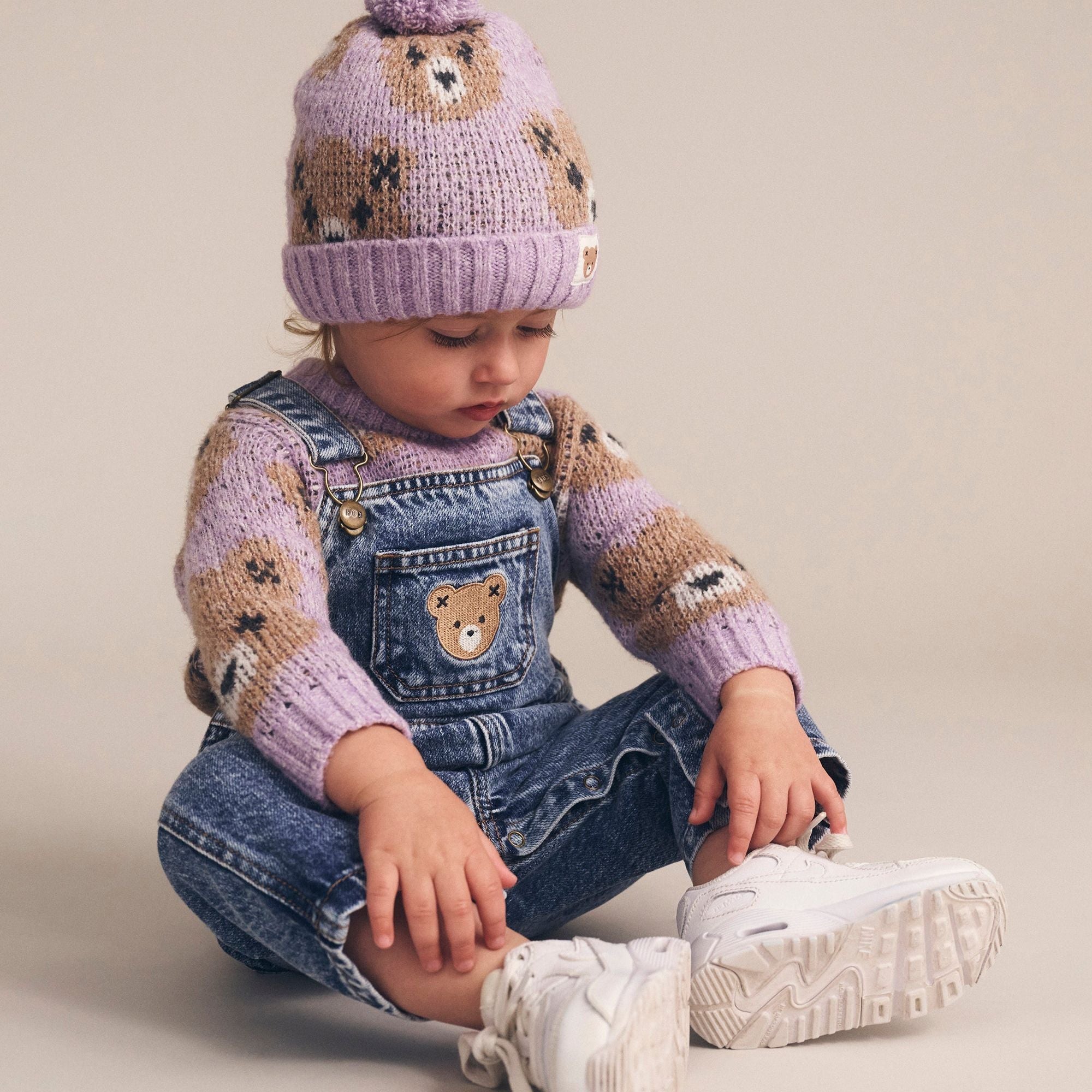 ORCHID HUXBEAR KNIT BEANIE