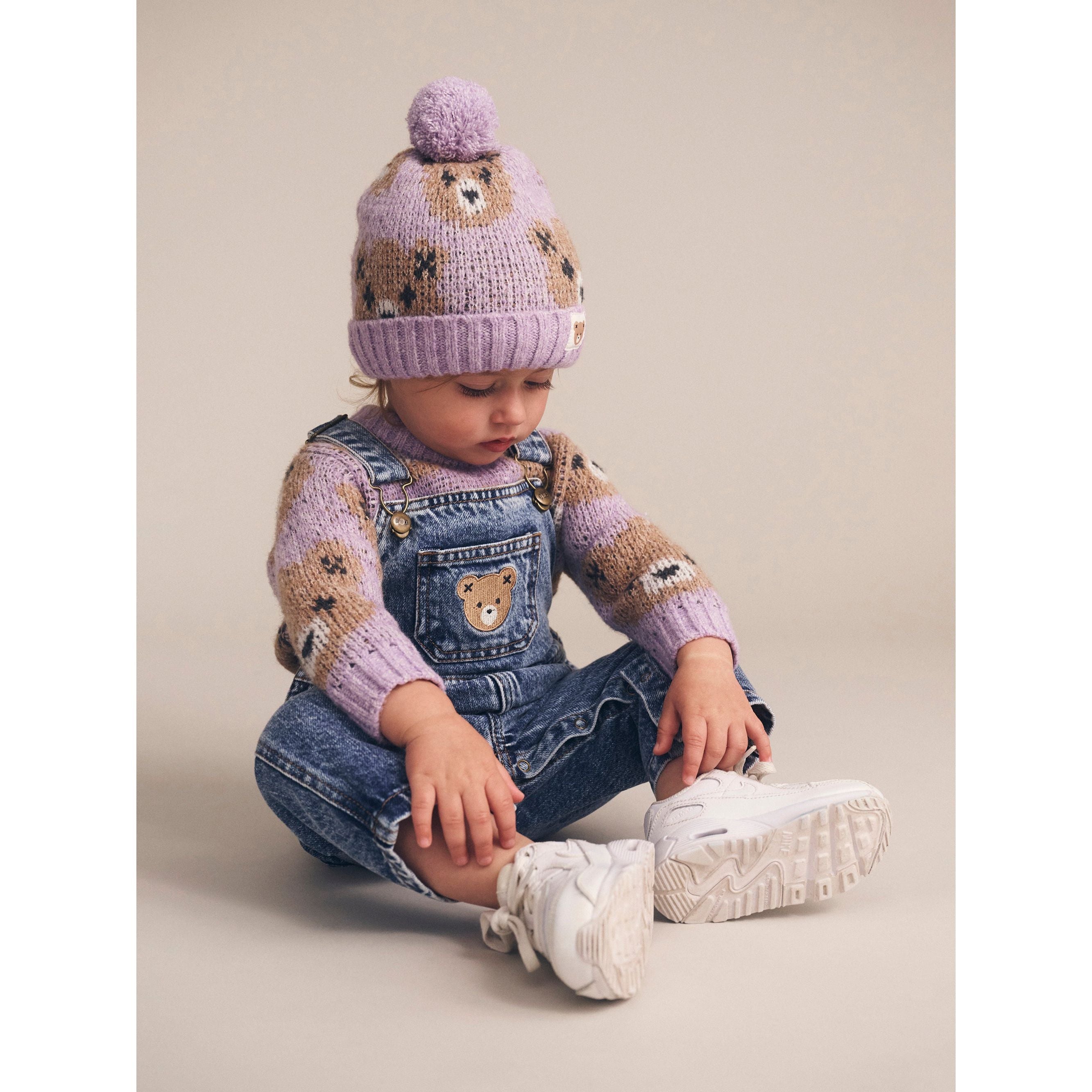 ORCHID HUXBEAR KNIT BEANIE