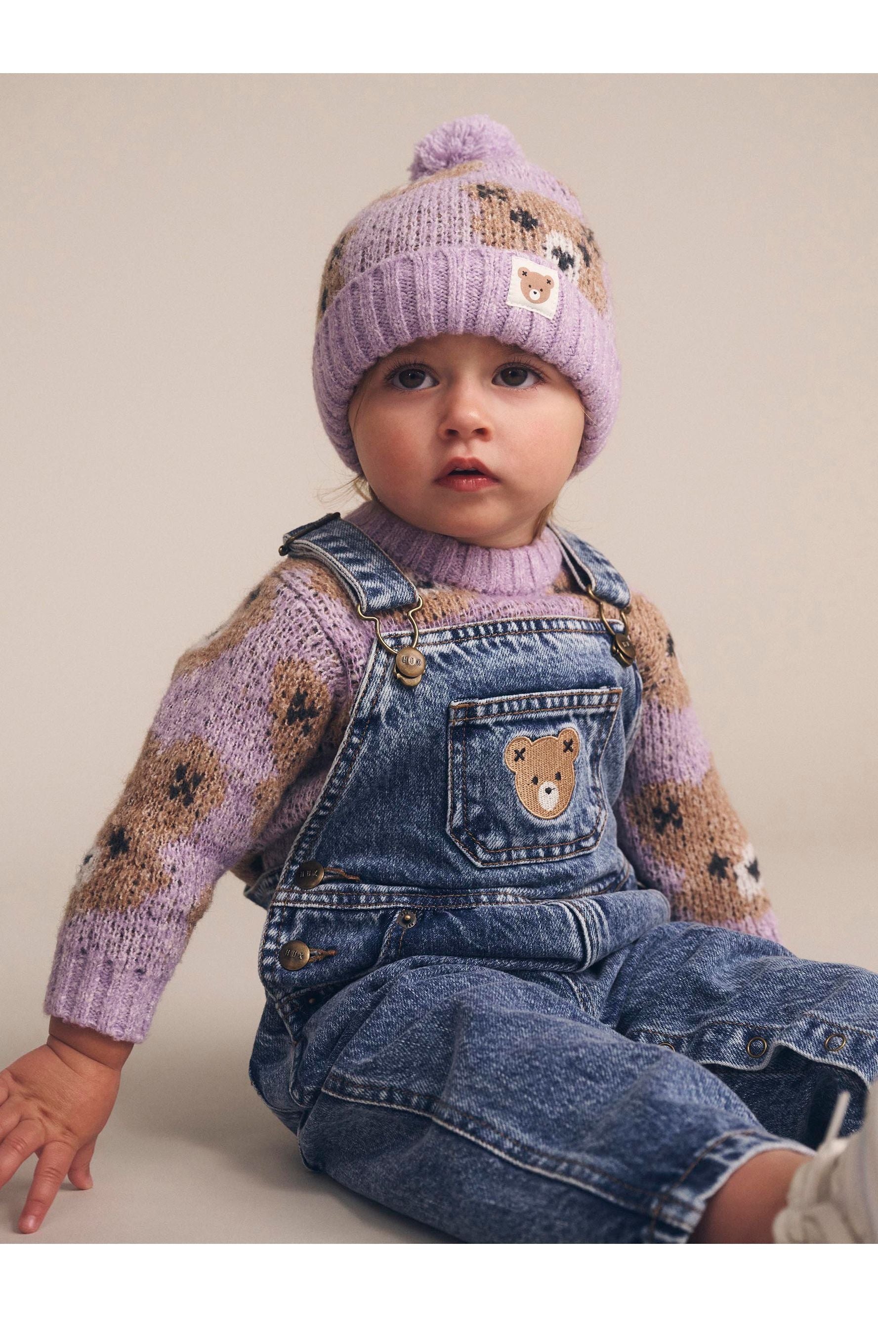 ORCHID HUXBEAR KNIT BEANIE