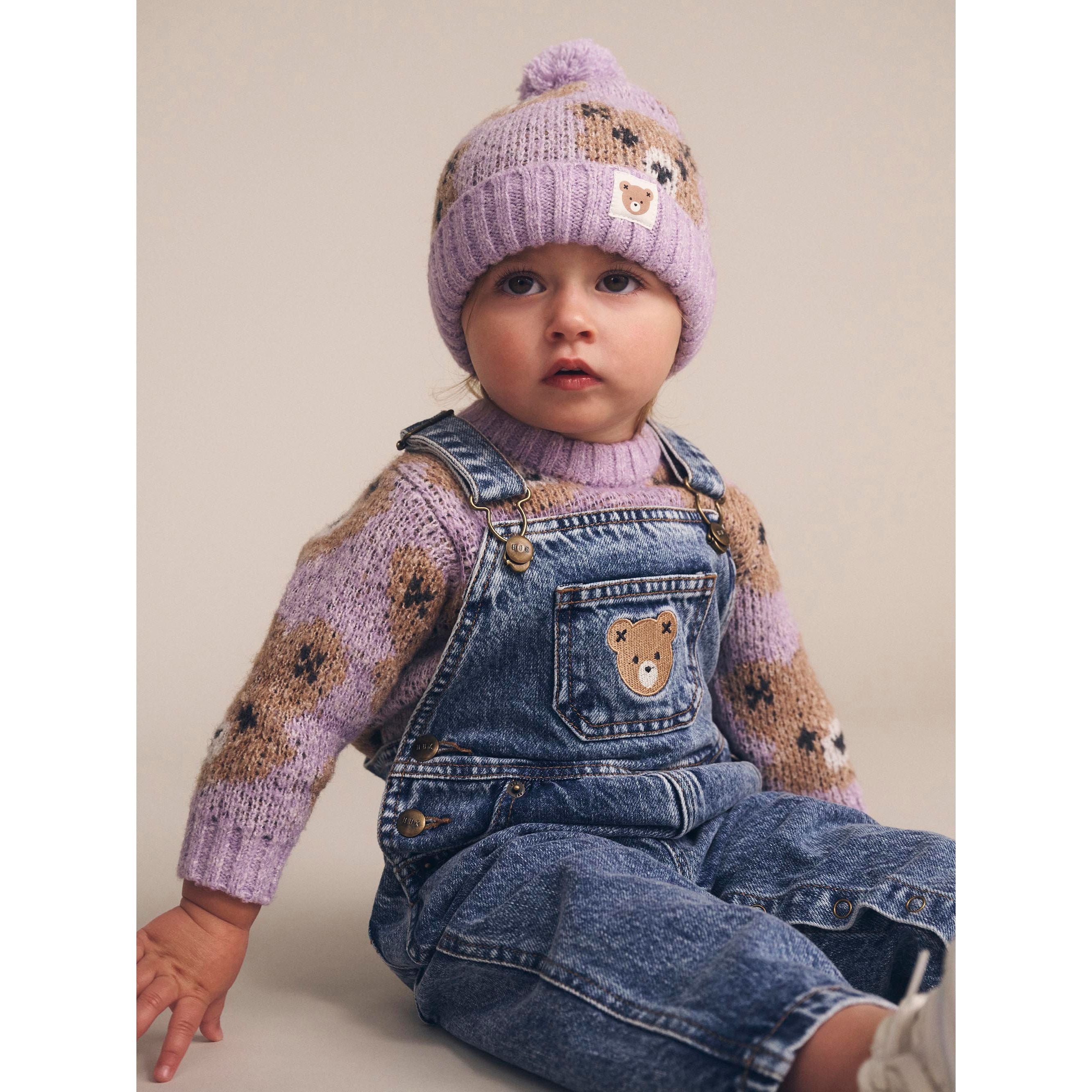 ORCHID HUXBEAR KNIT BEANIE